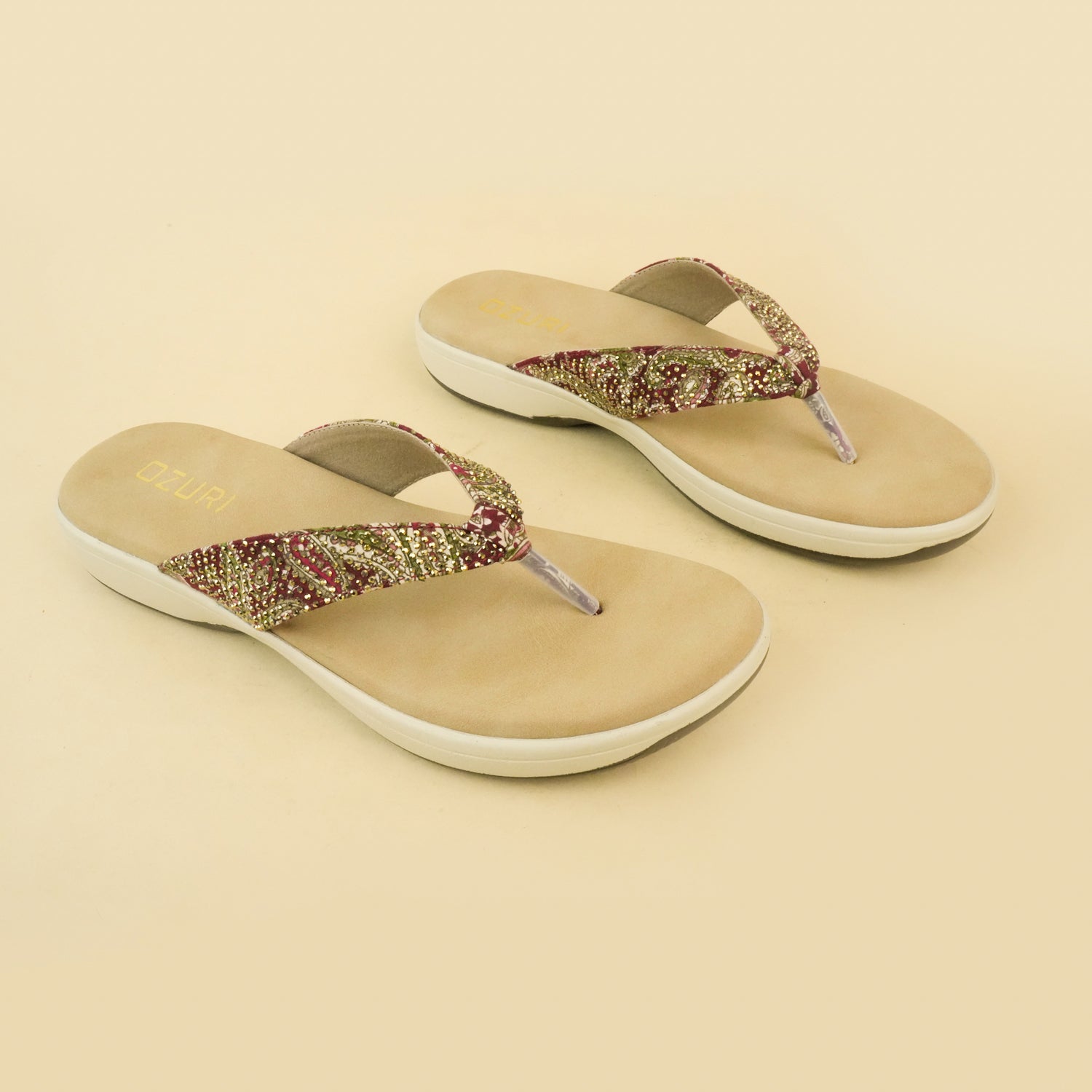 Lucy Embellished Slip-On Flats