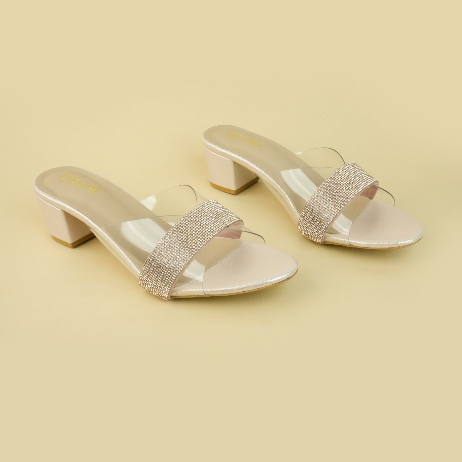 FINLEY Slip-On Block Heel Sandals
