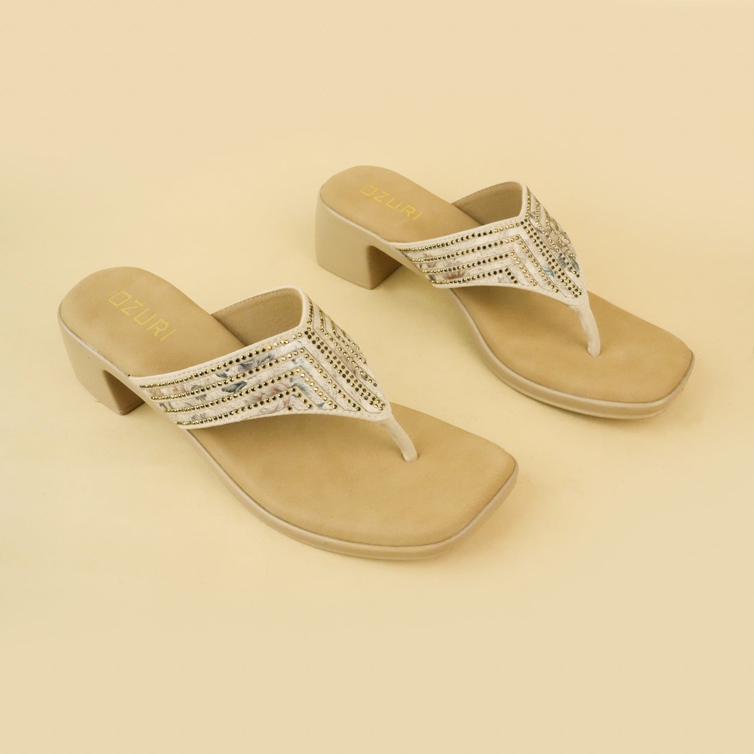 Phoebe Embellished Slip-On Heels