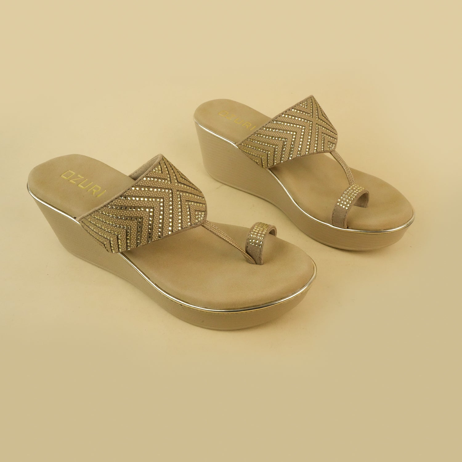 ABIRA One Toe Wedge Heel Sandals