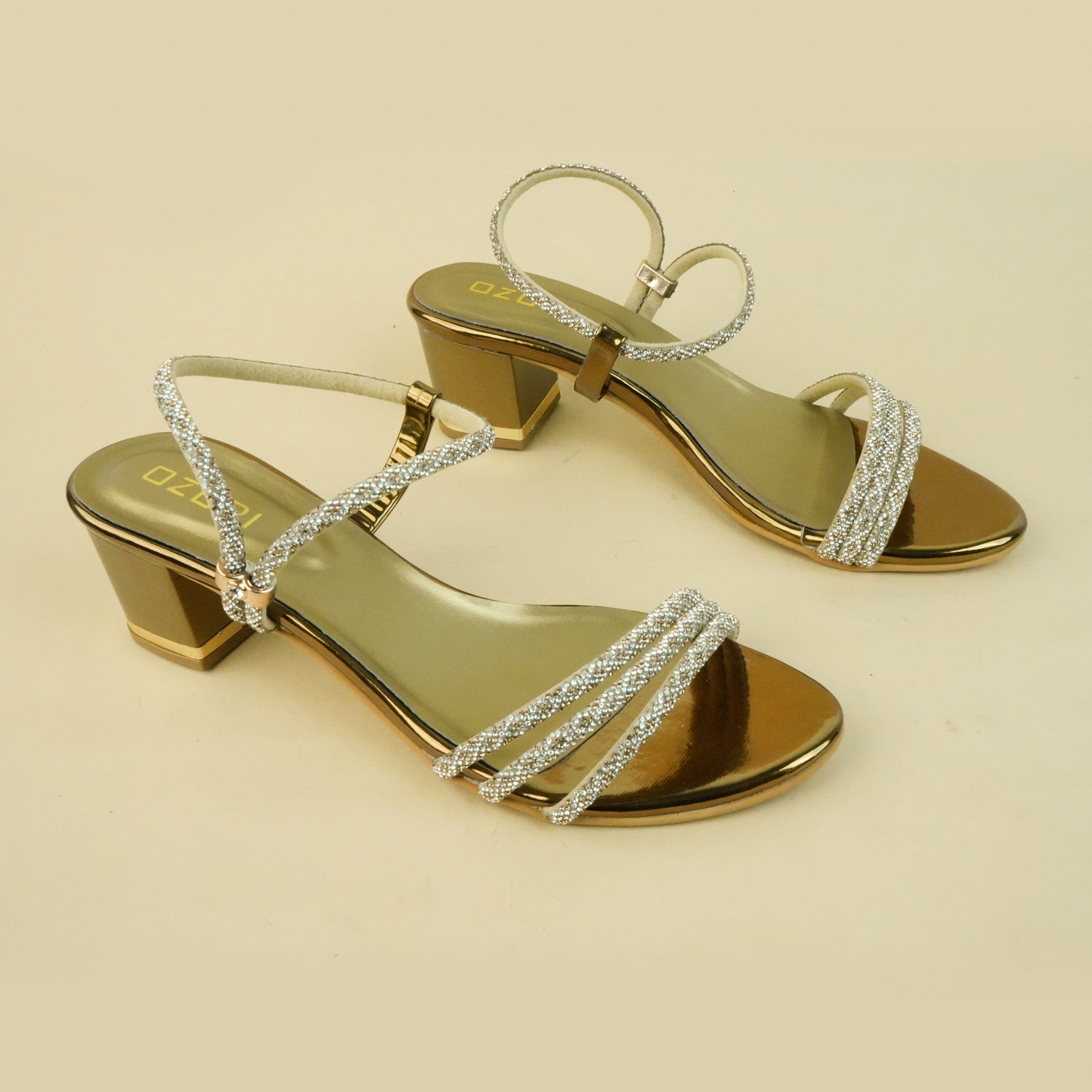 Kimberly Embellished Strappy Heels