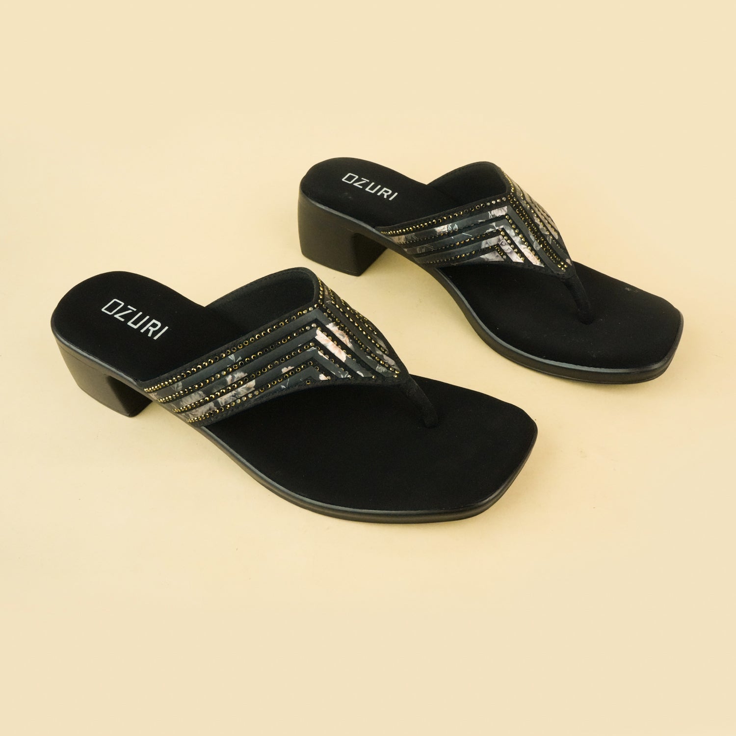 Phoebe Embellished Slip-On Heels