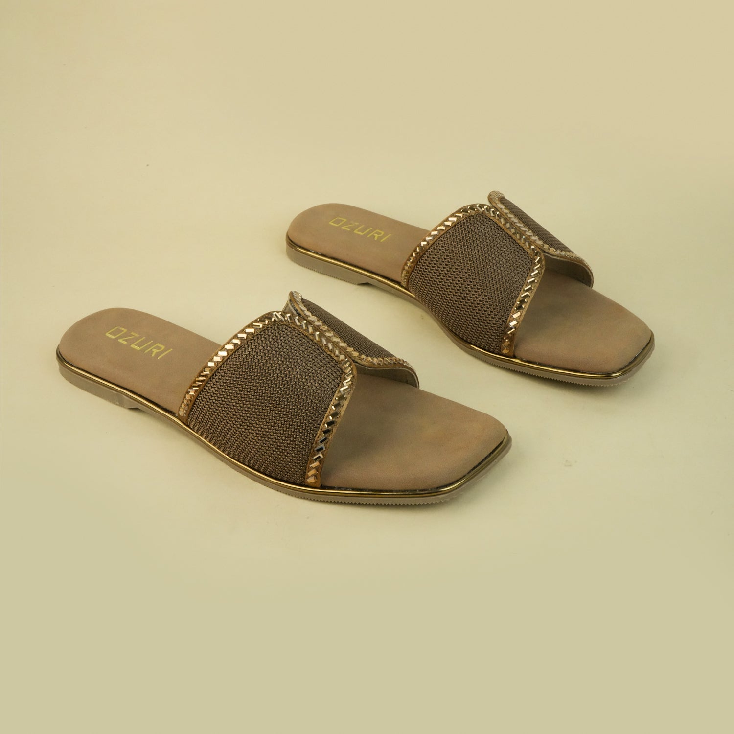 Skylar Knitted Embellished Flats