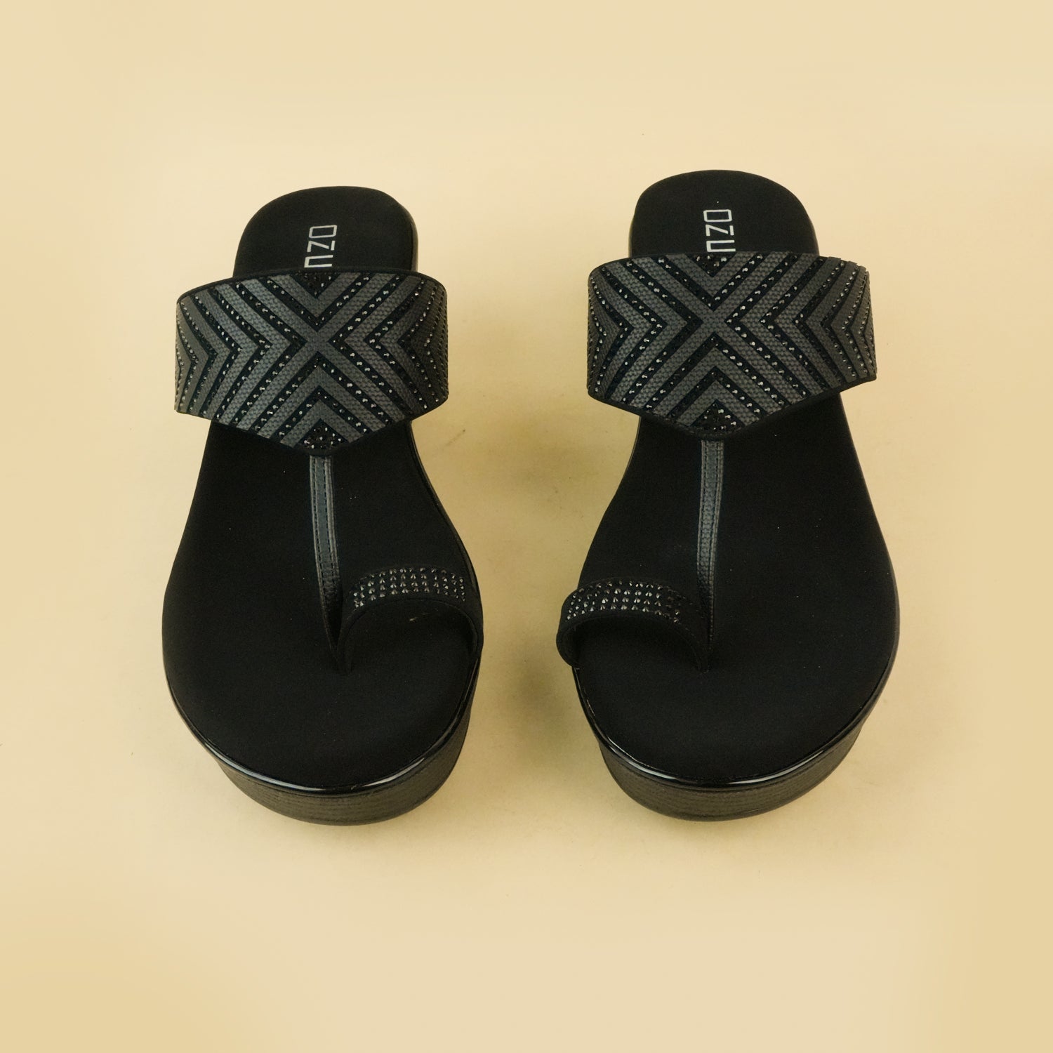 ABIRA One Toe Wedge Heel Sandals