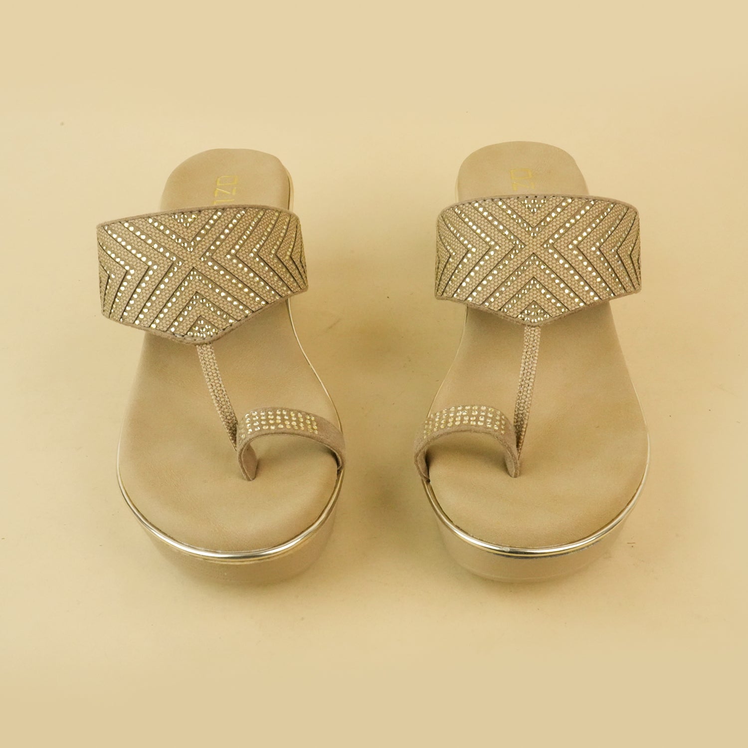 ABIRA One Toe Wedge Heel Sandals