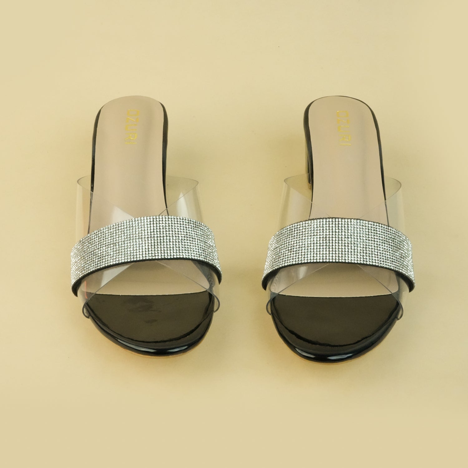 FINLEY Slip-On Block Heel Sandals