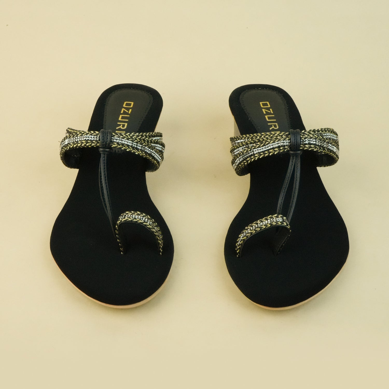 Kailani Embellished Low Block Heels