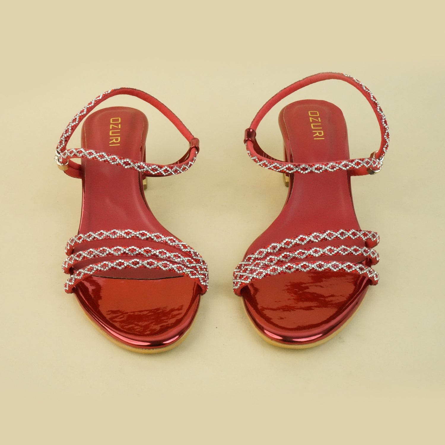 Kimberly Embellished Strappy Heels