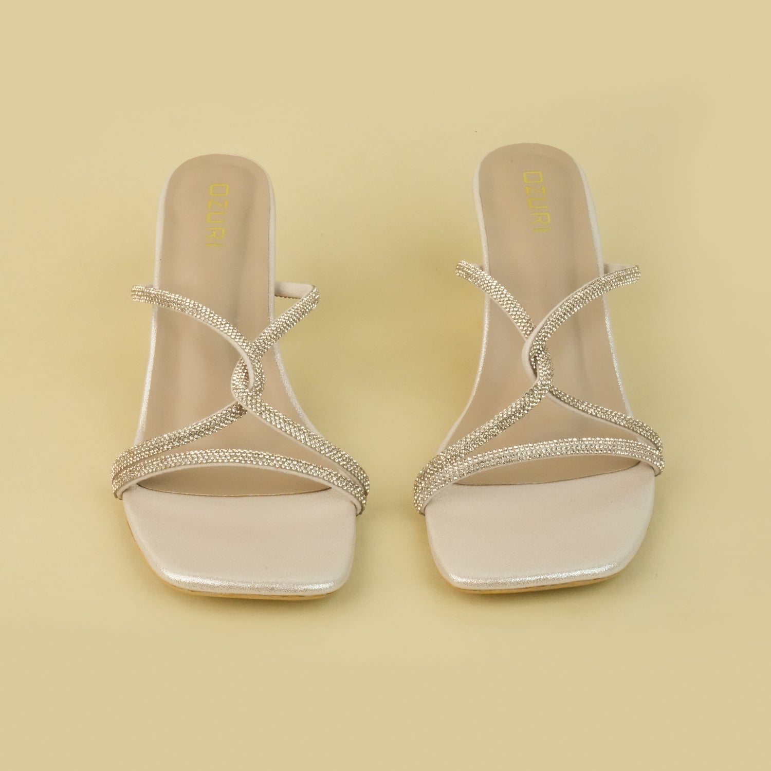 JANE Embellished Block Heel Sandals