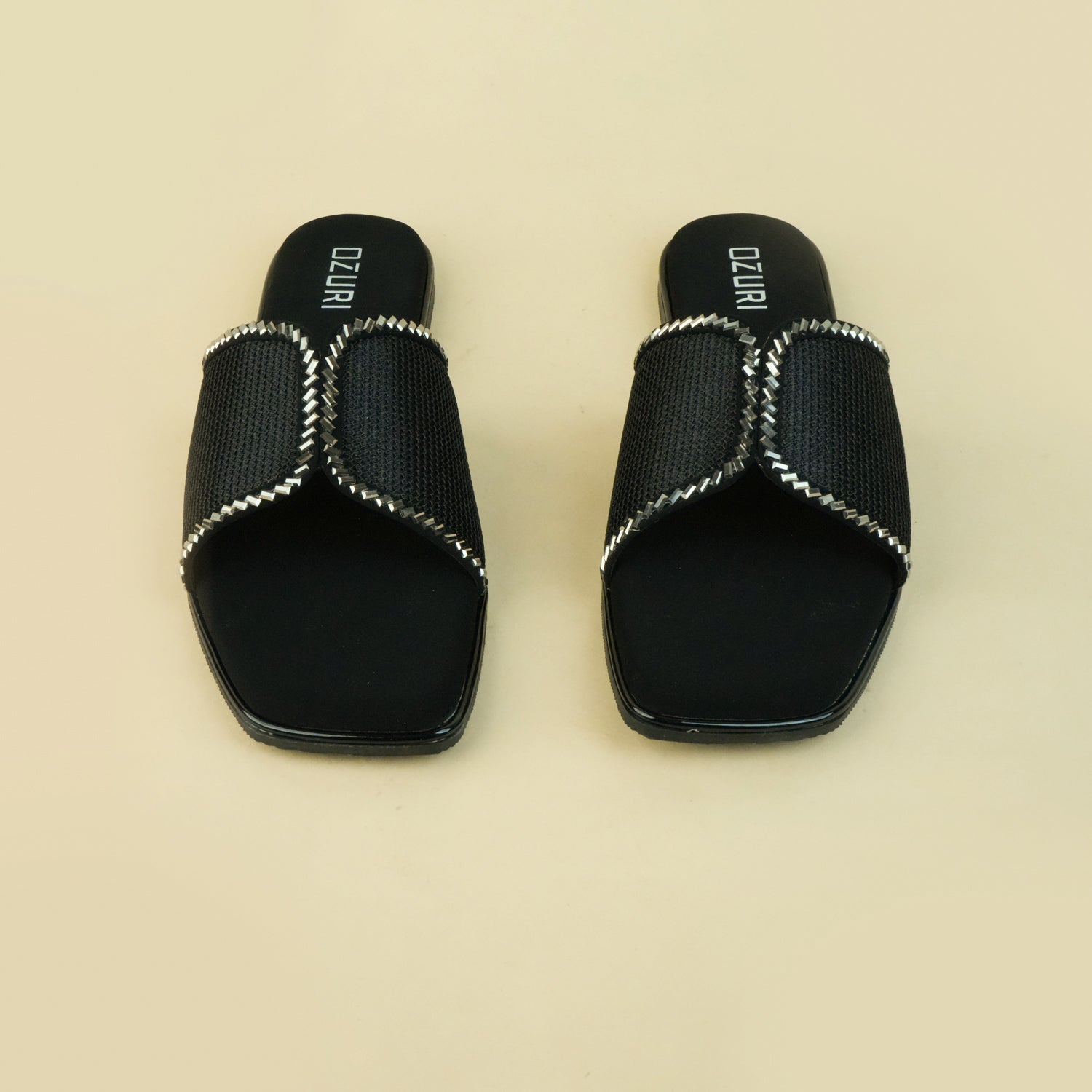 Skylar Knitted Embellished Flats