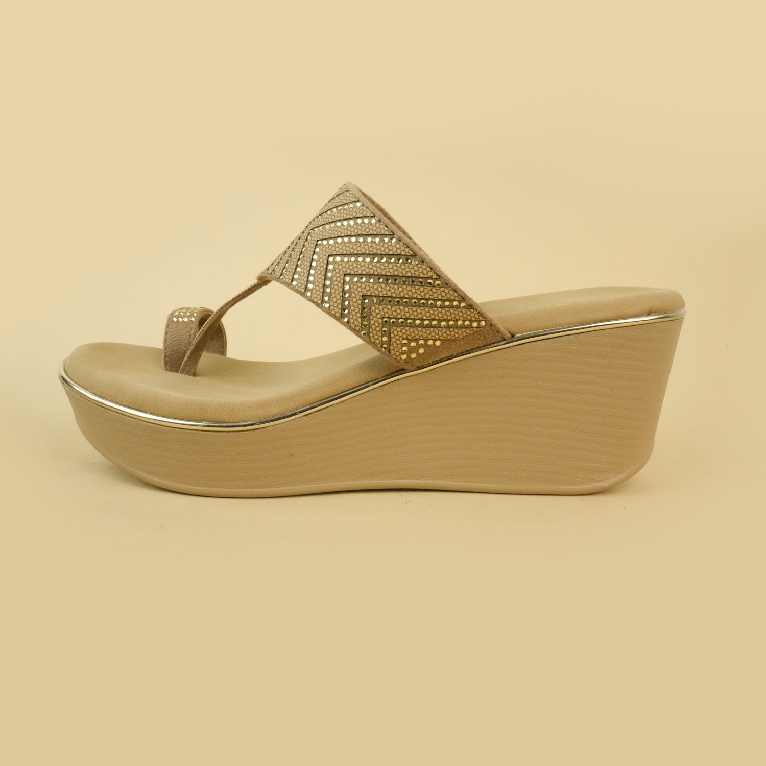 ABIRA One Toe Wedge Heel Sandals