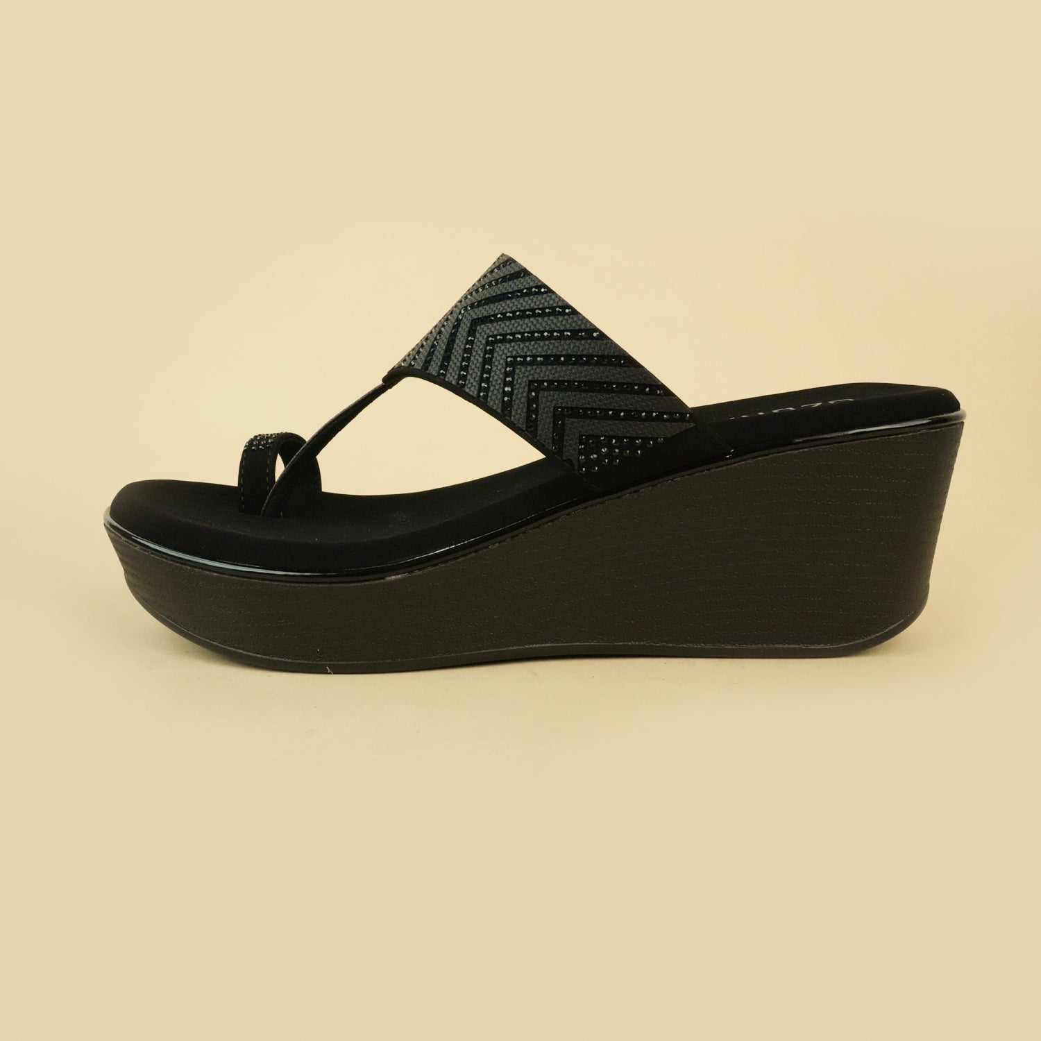 ABIRA One Toe Wedge Heel Sandals