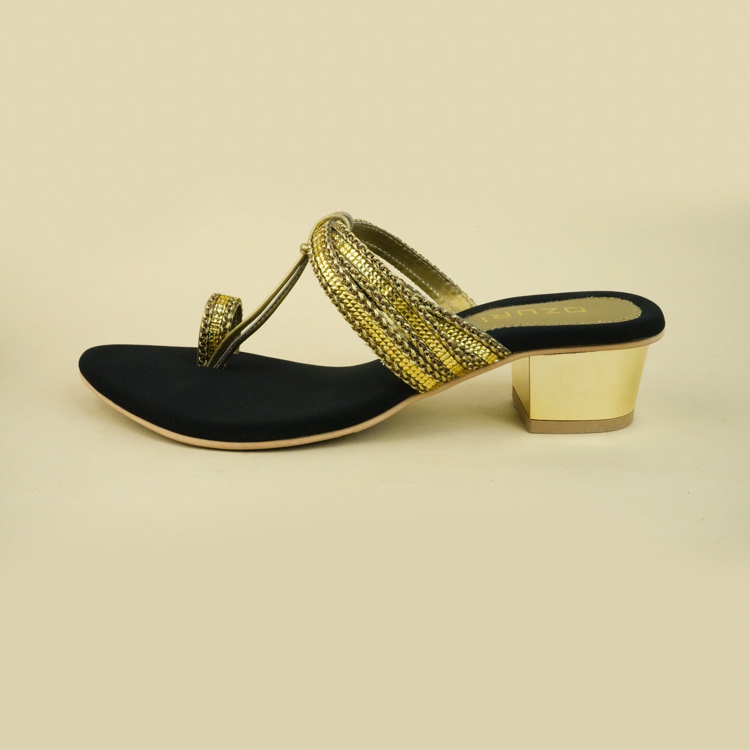 Kailani Embellished Low Block Heels