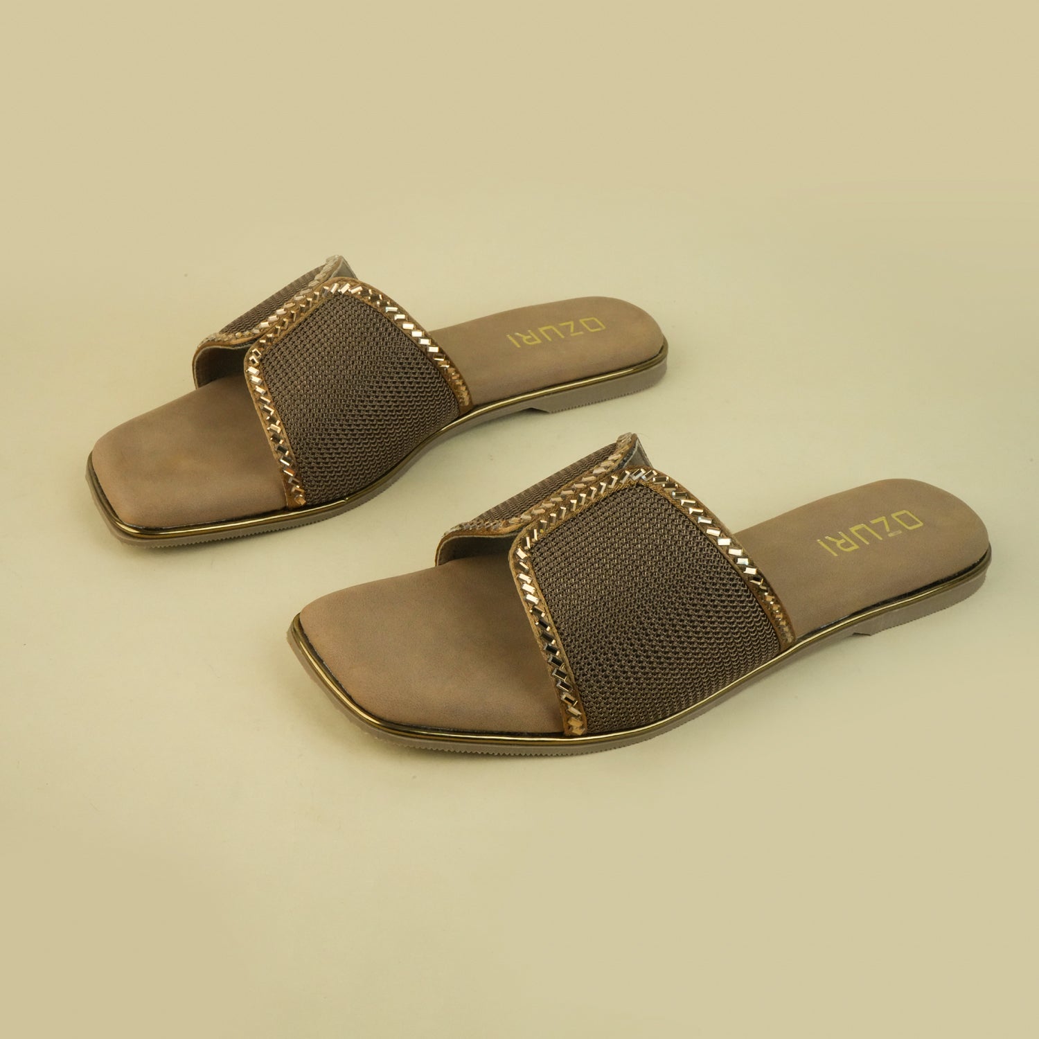 Skylar Knitted Embellished Flats