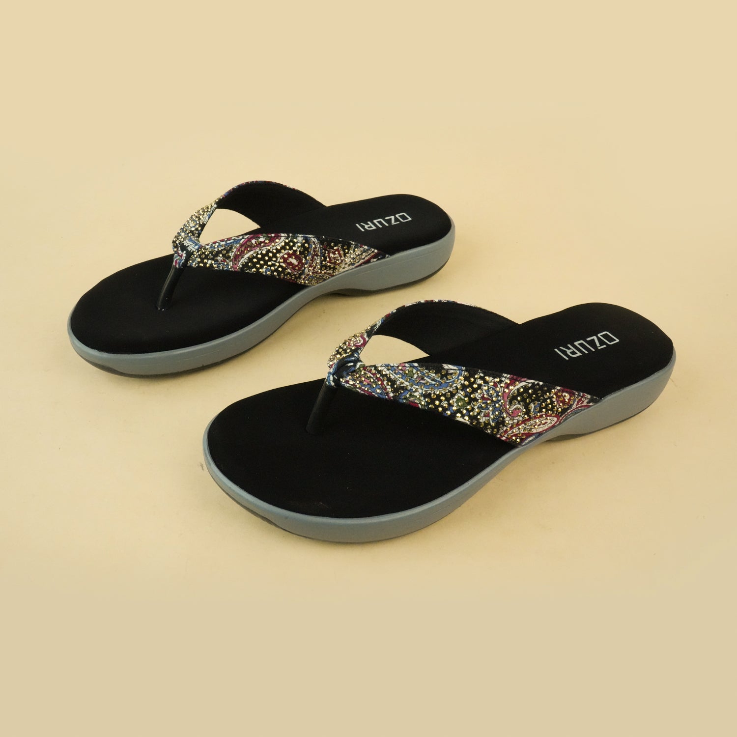 Lucy Embellished Slip-On Flats