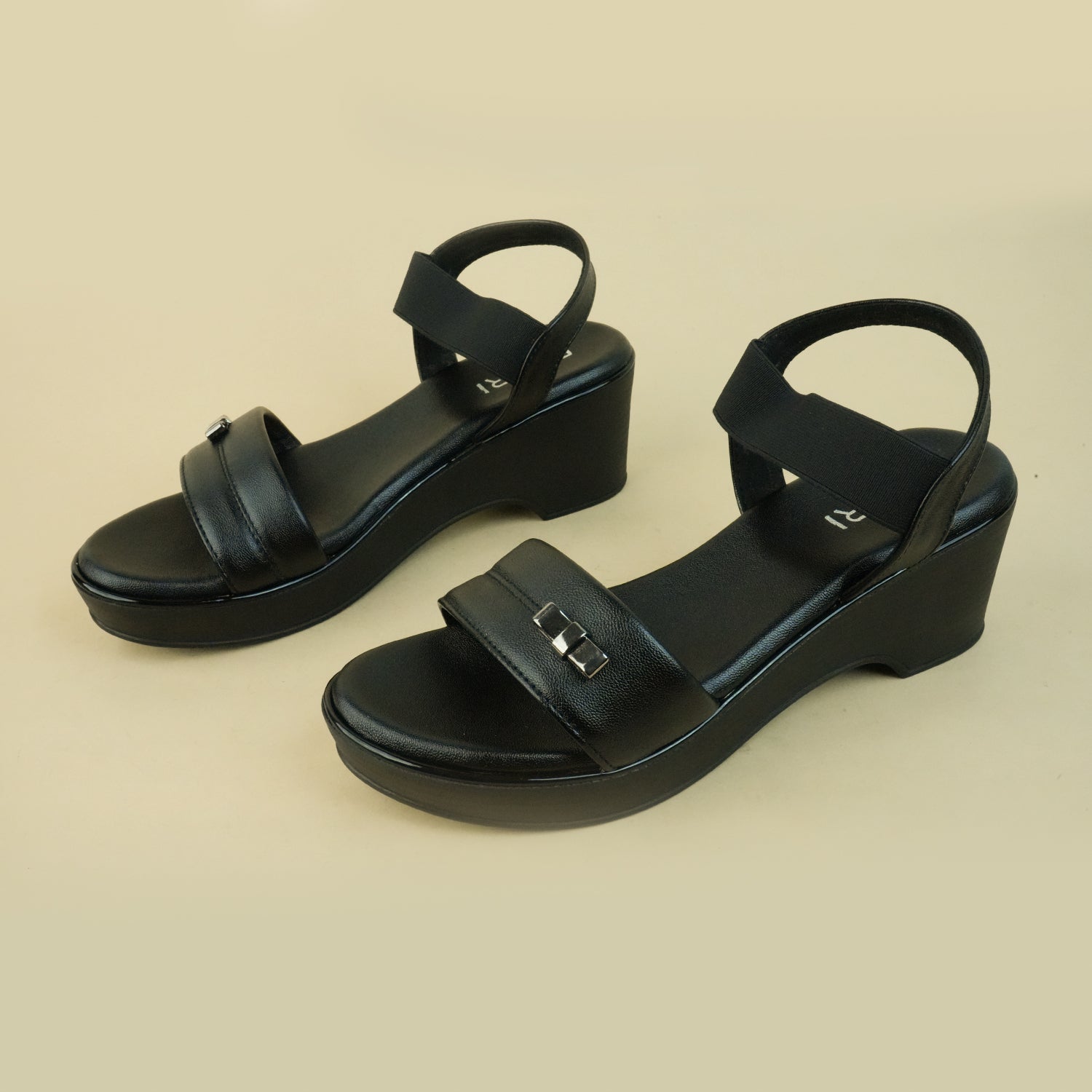 BRYNLEE Backstrap Wedge Heel Sandals