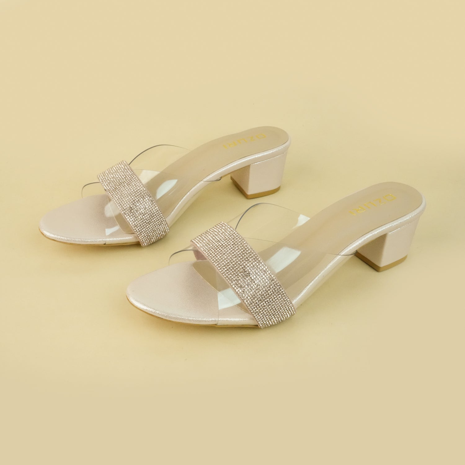 FINLEY Slip-On Block Heel Sandals