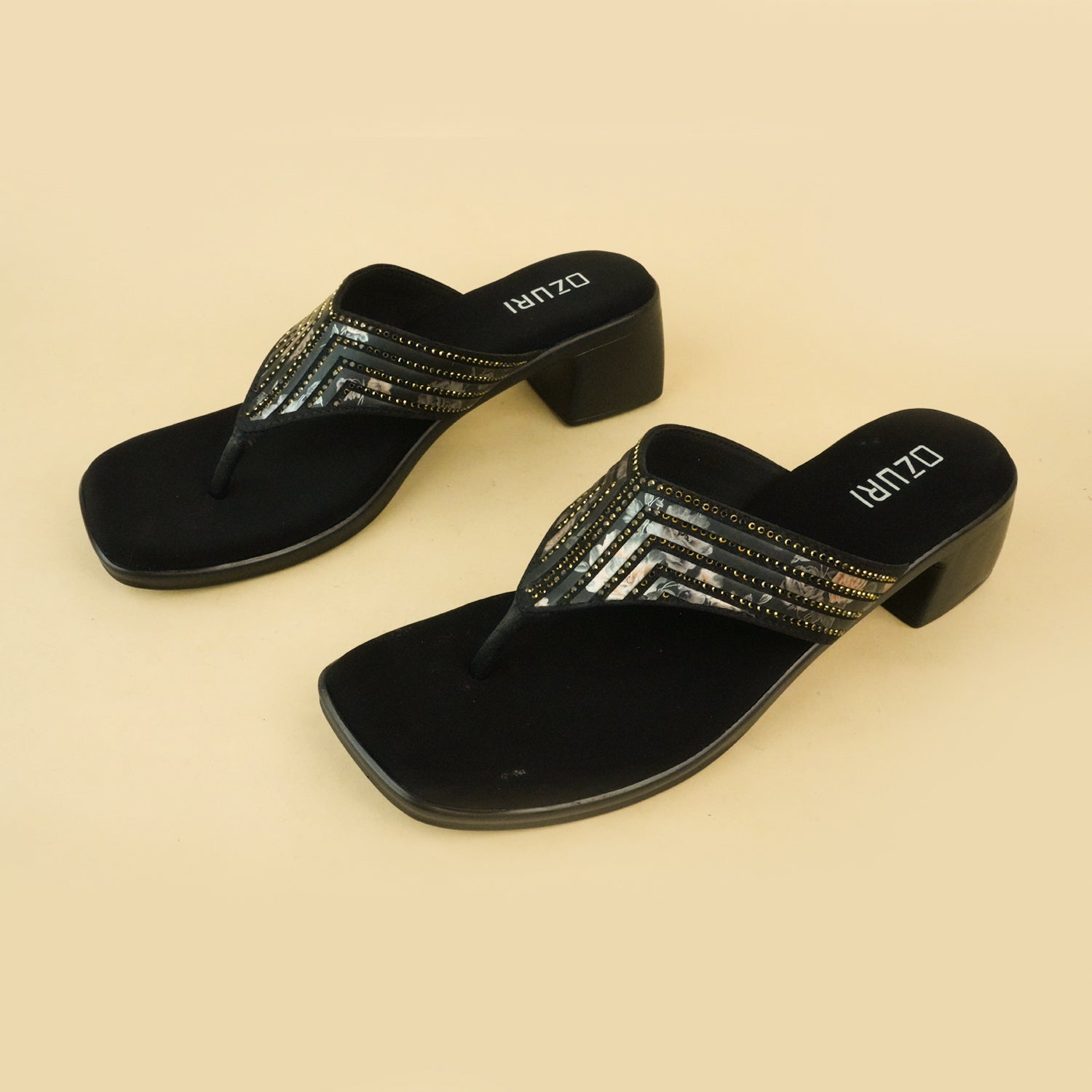 Phoebe Embellished Slip-On Heels