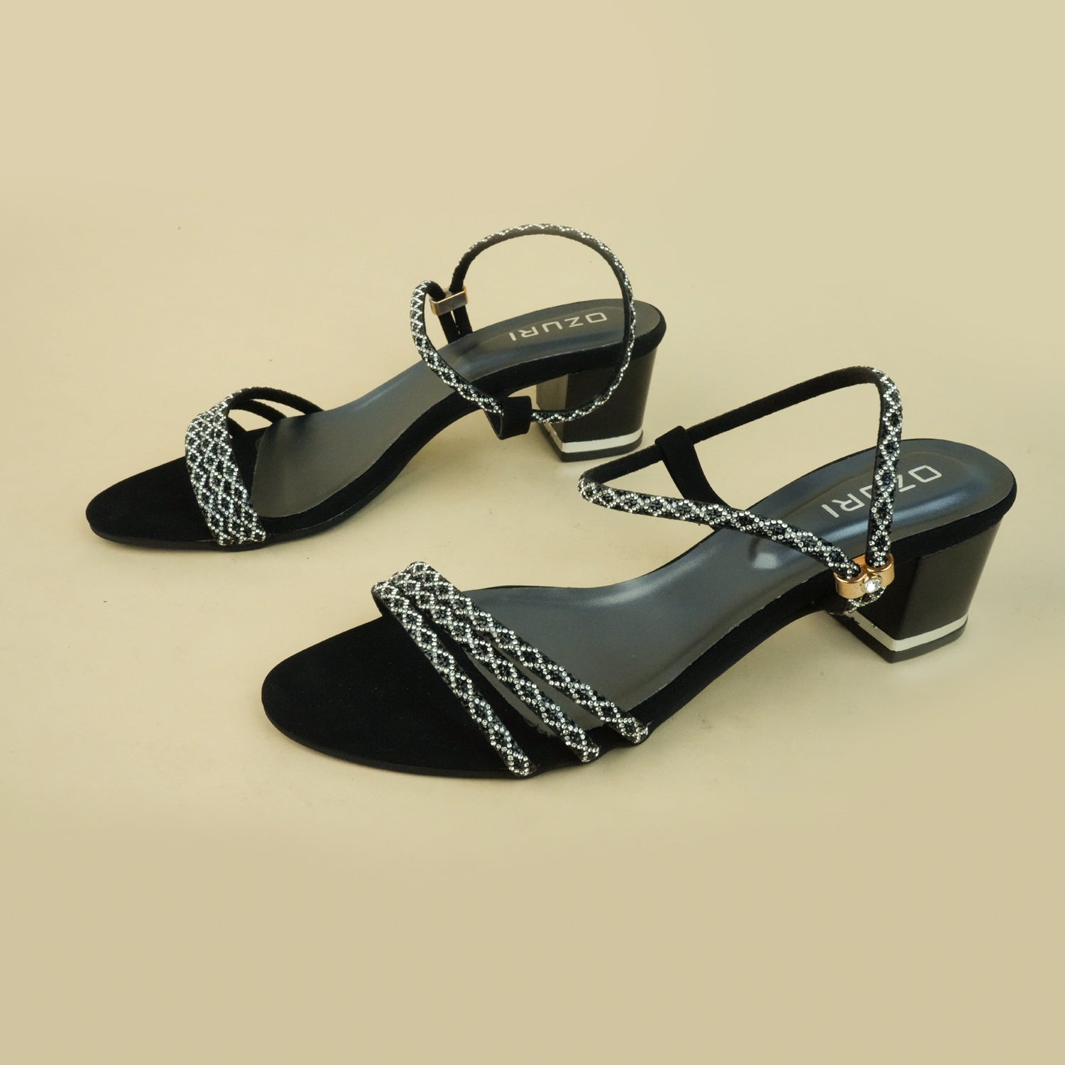 Kimberly Embellished Strappy Heels