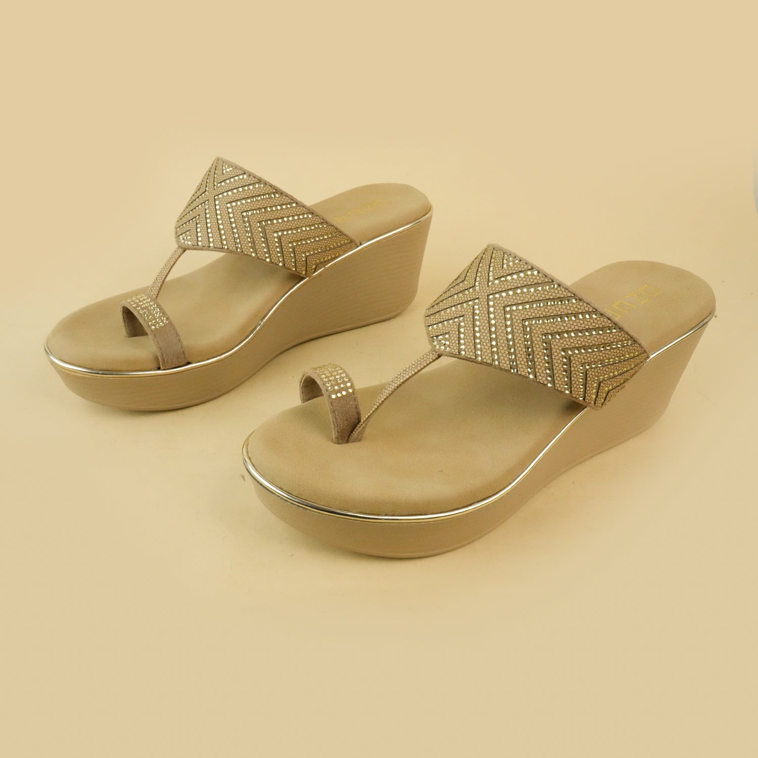 ABIRA One Toe Wedge Heel Sandals