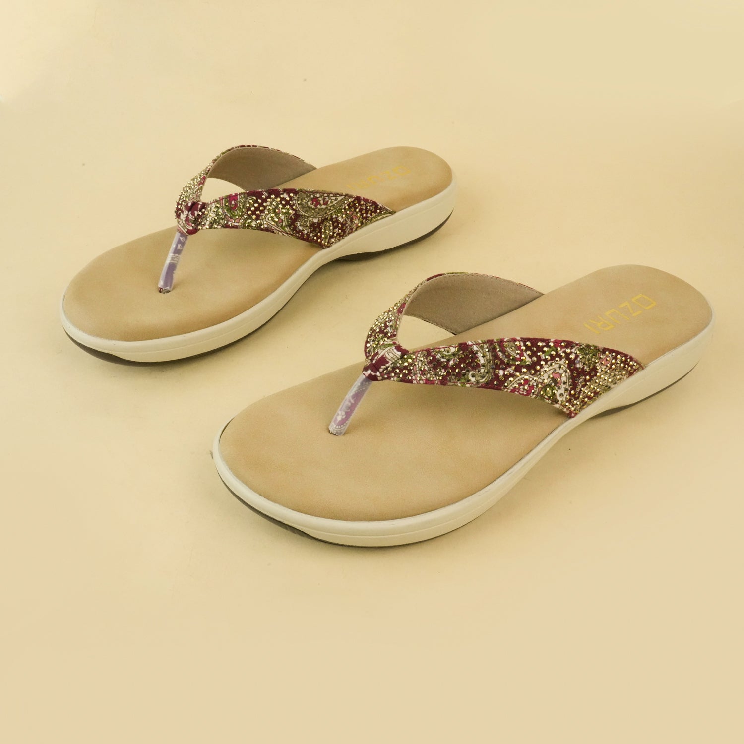 Lucy Embellished Slip-On Flats