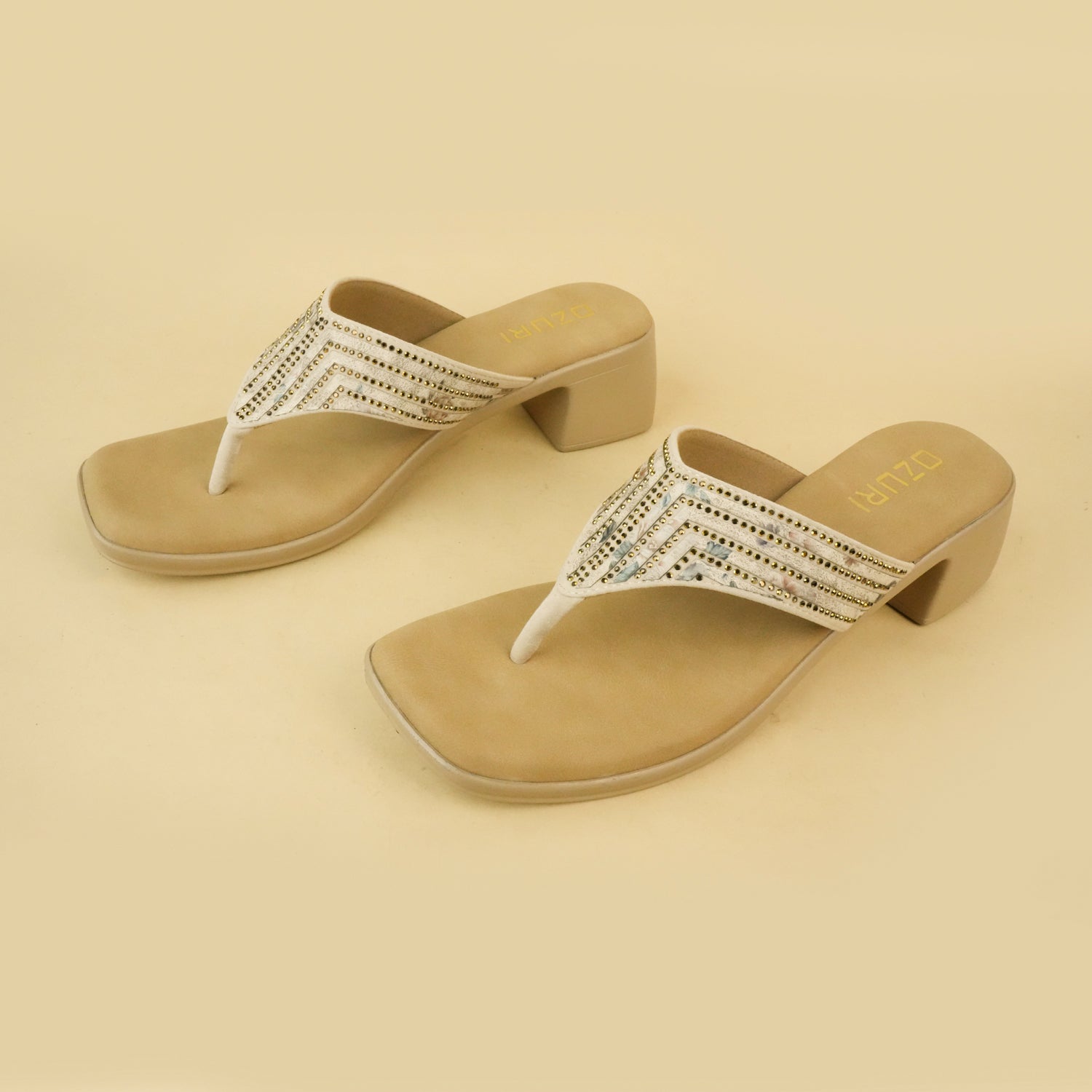 Phoebe Embellished Slip-On Heels