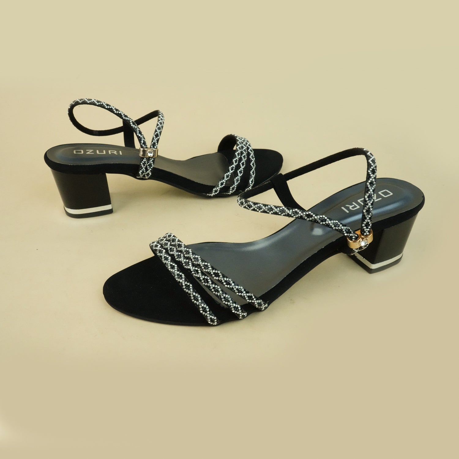 Kimberly Embellished Strappy Heels