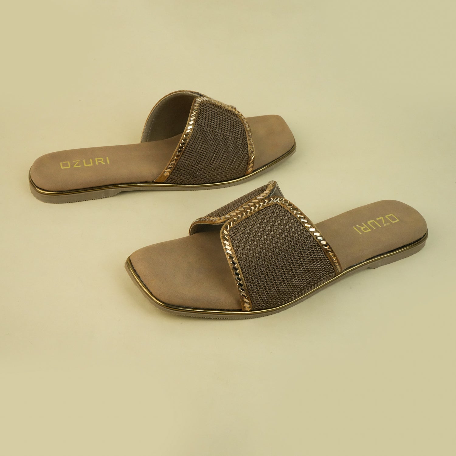 Skylar Knitted Embellished Flats