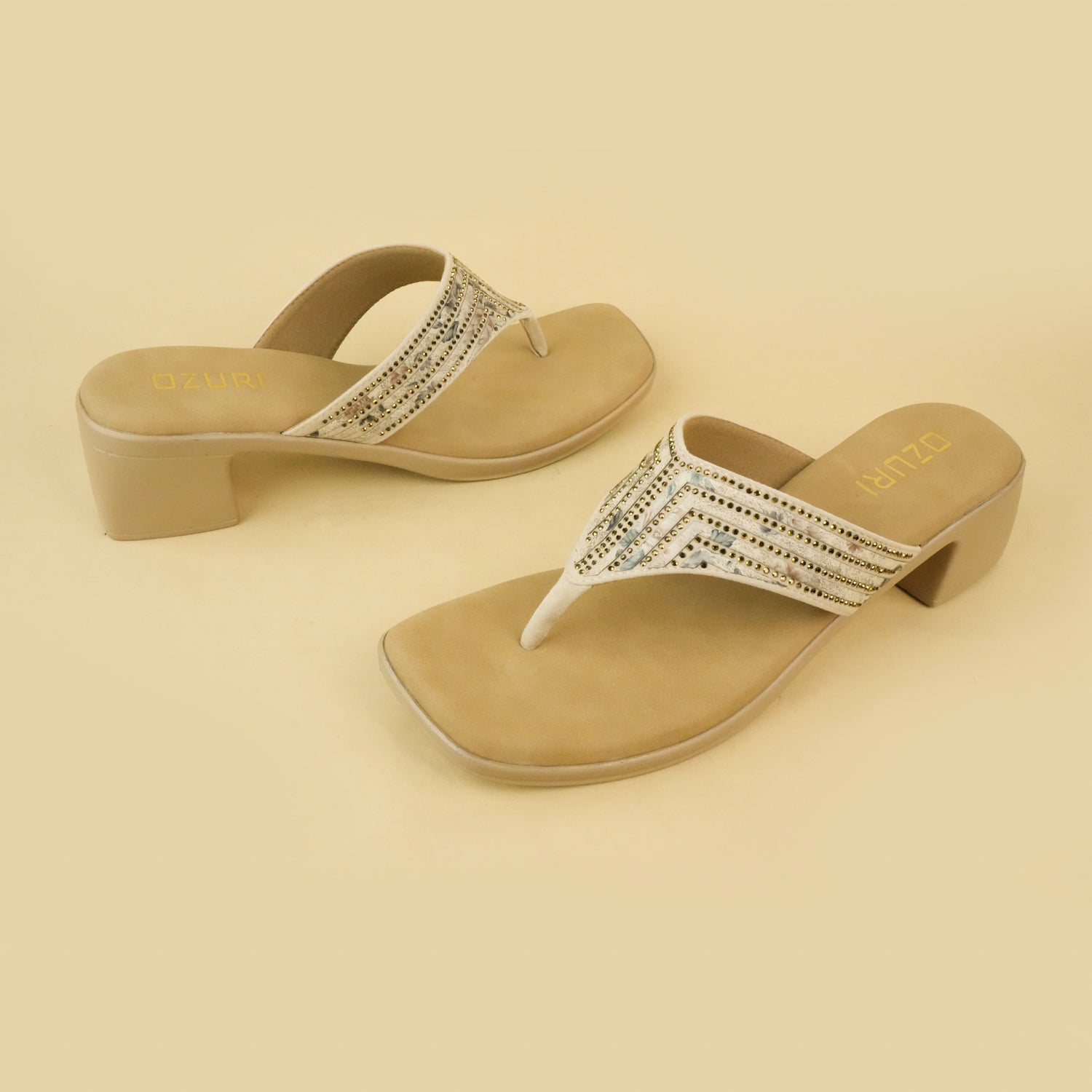 Phoebe Embellished Slip-On Heels