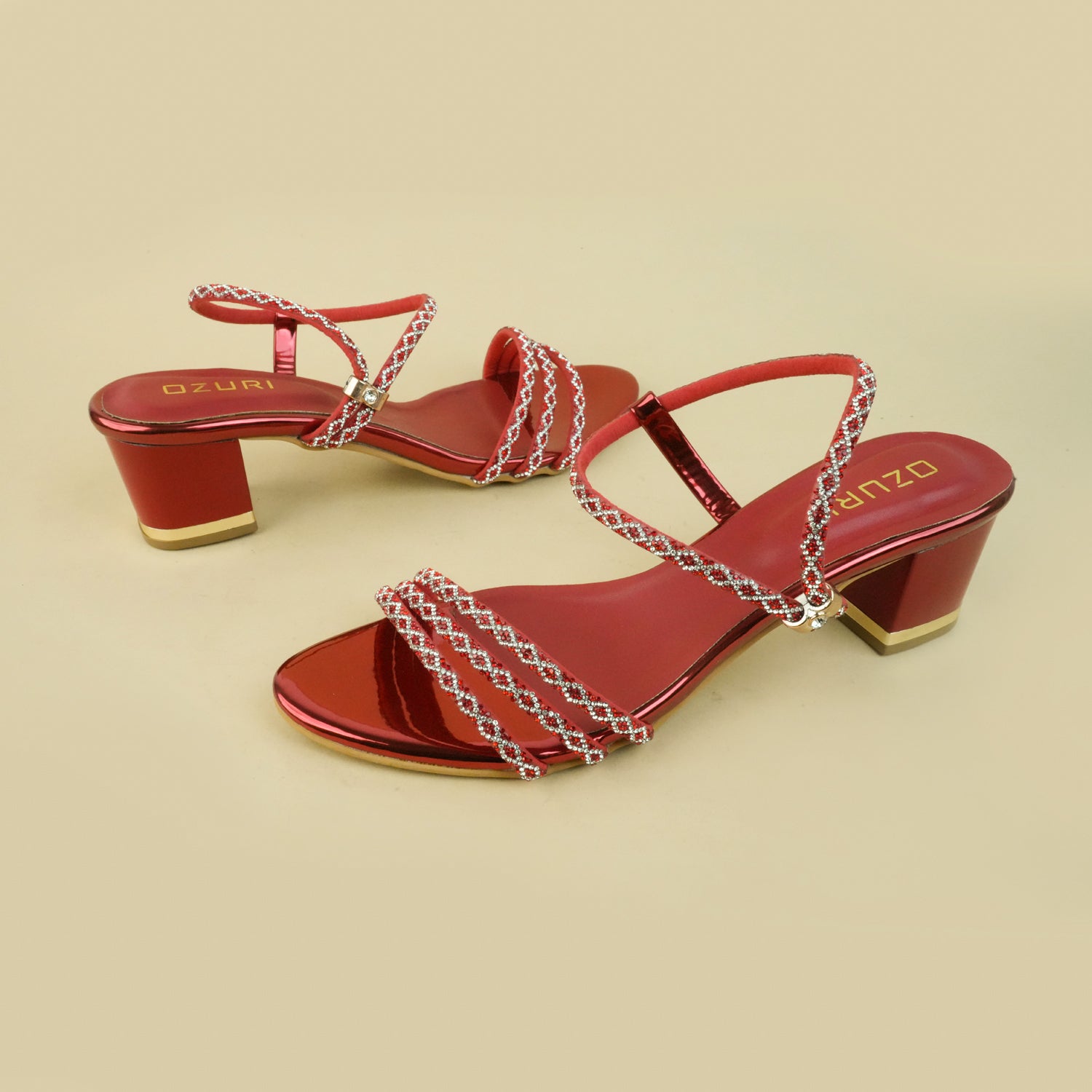 Kimberly Embellished Strappy Heels