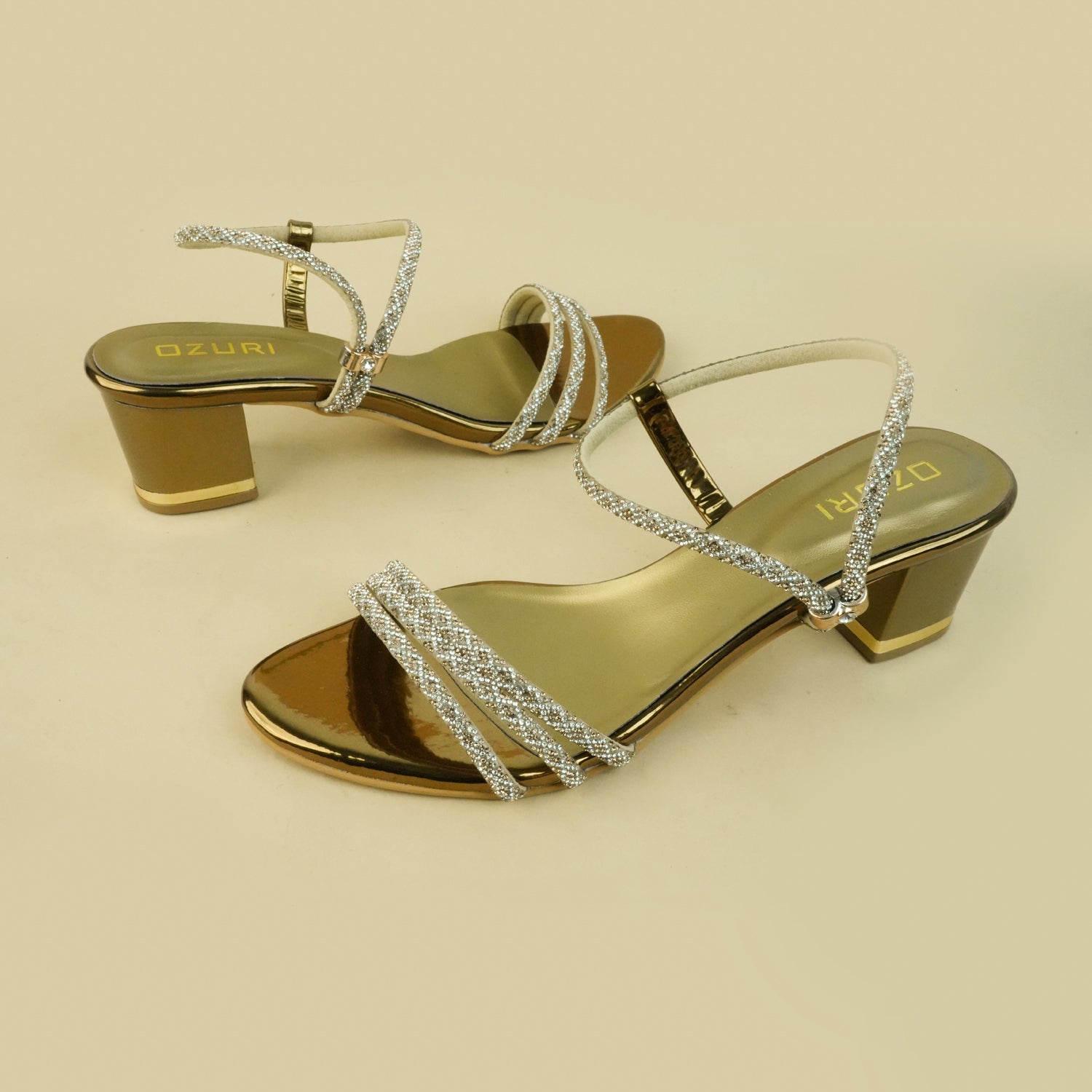 Kimberly Embellished Strappy Heels