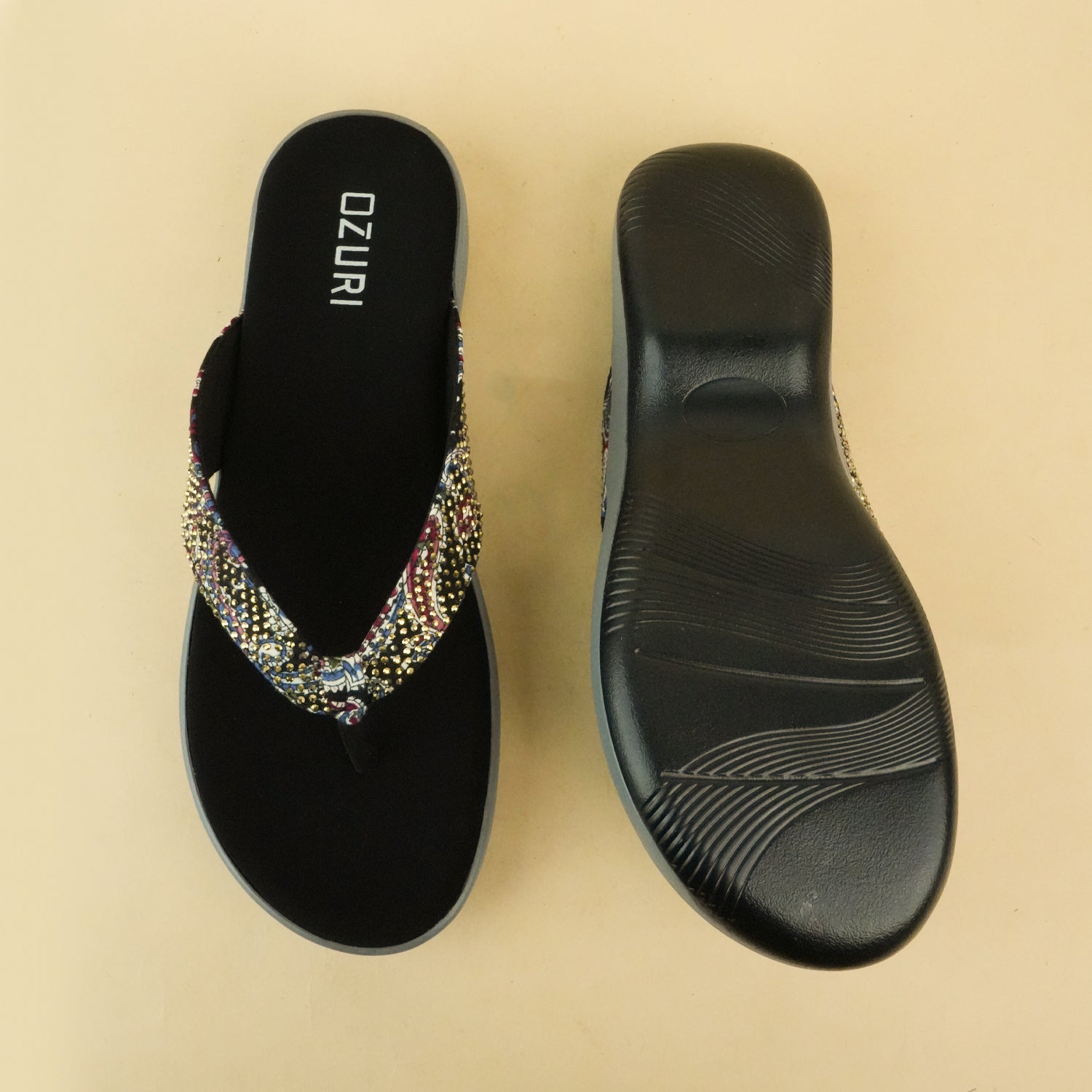 Lucy Embellished Slip-On Flats