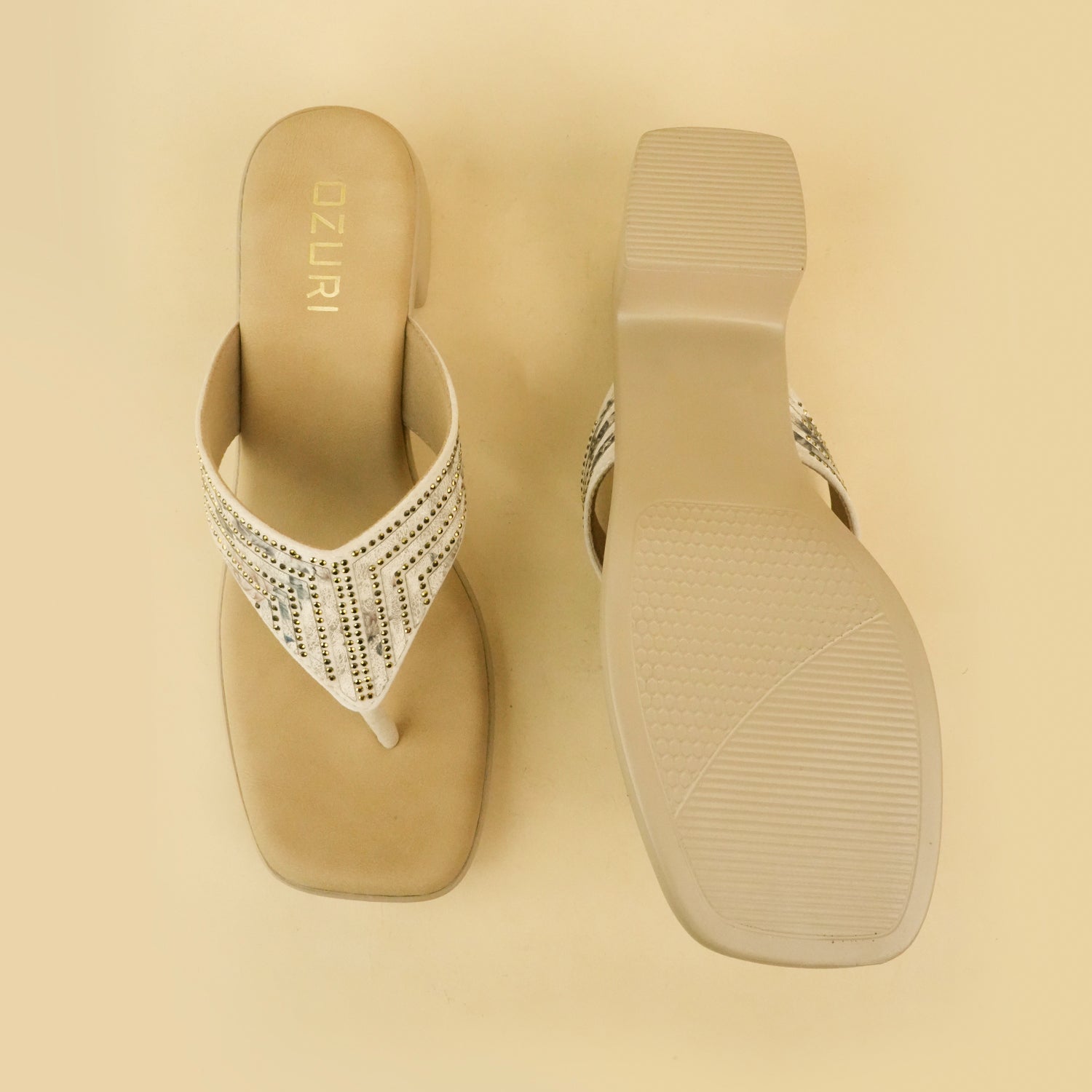 Phoebe Embellished Slip-On Heels