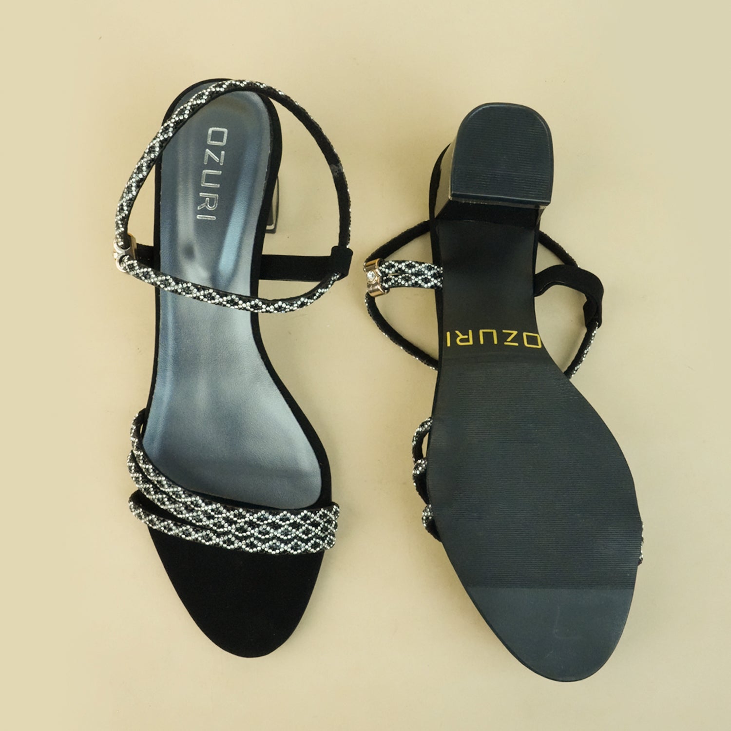 Kimberly Embellished Strappy Heels