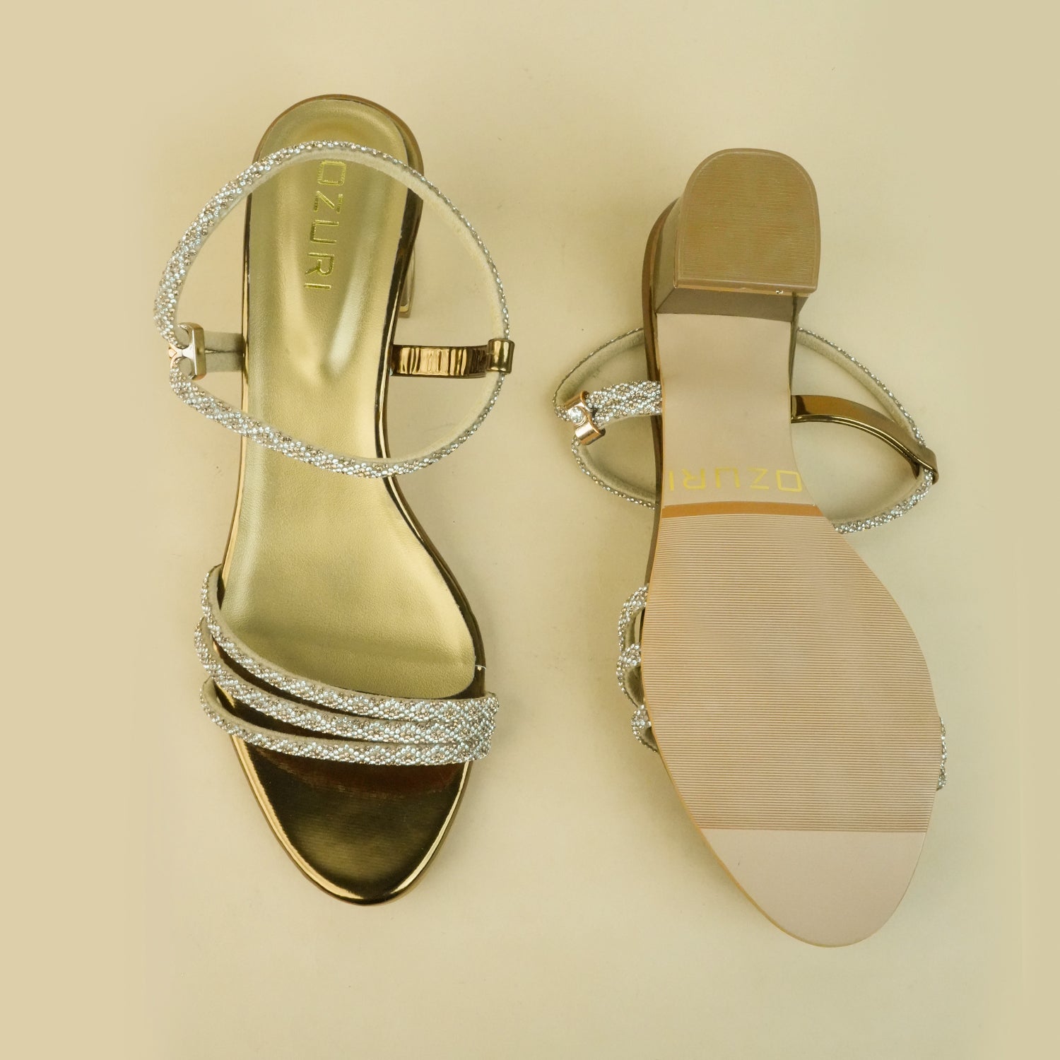 Kimberly Embellished Strappy Heels