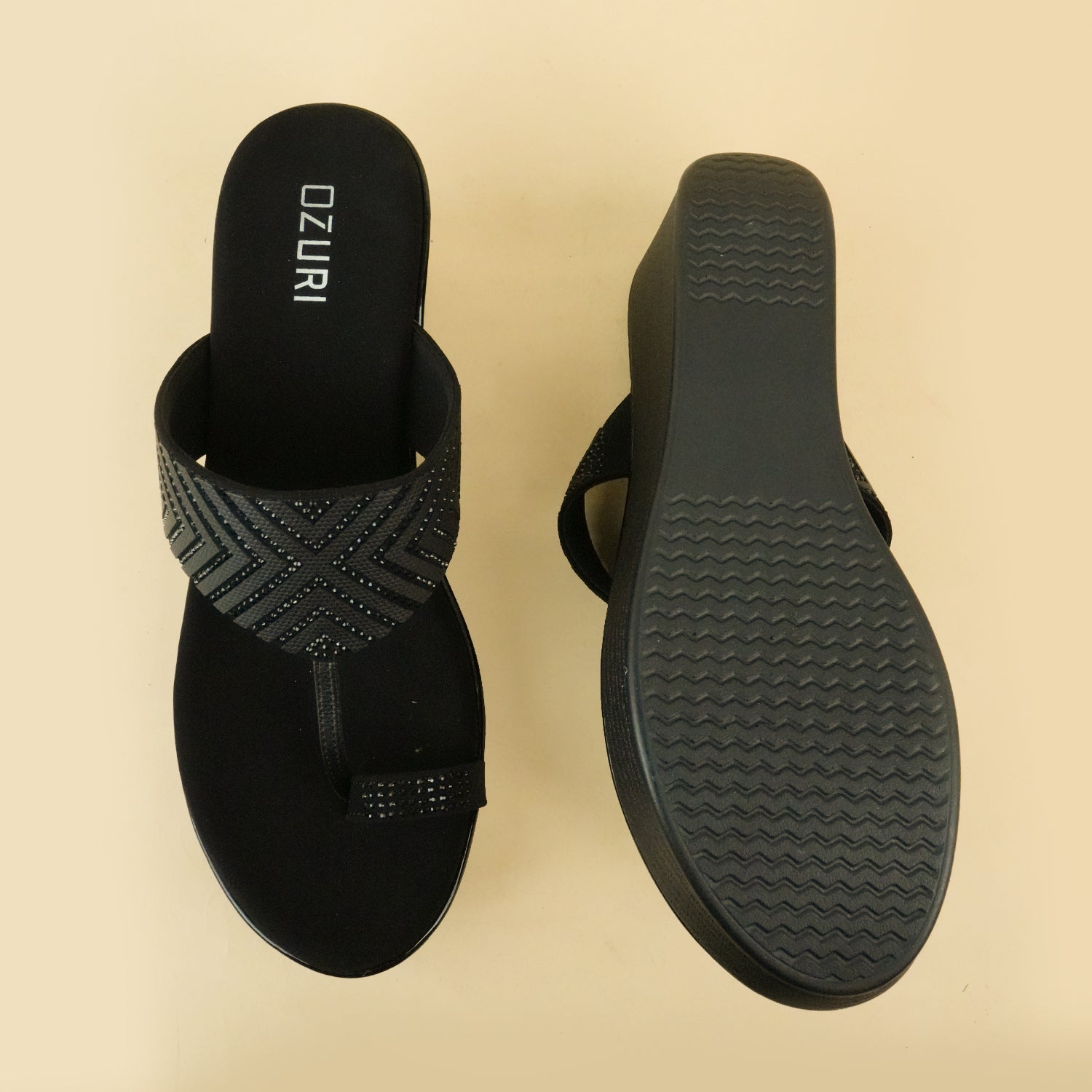 ABIRA One Toe Wedge Heel Sandals