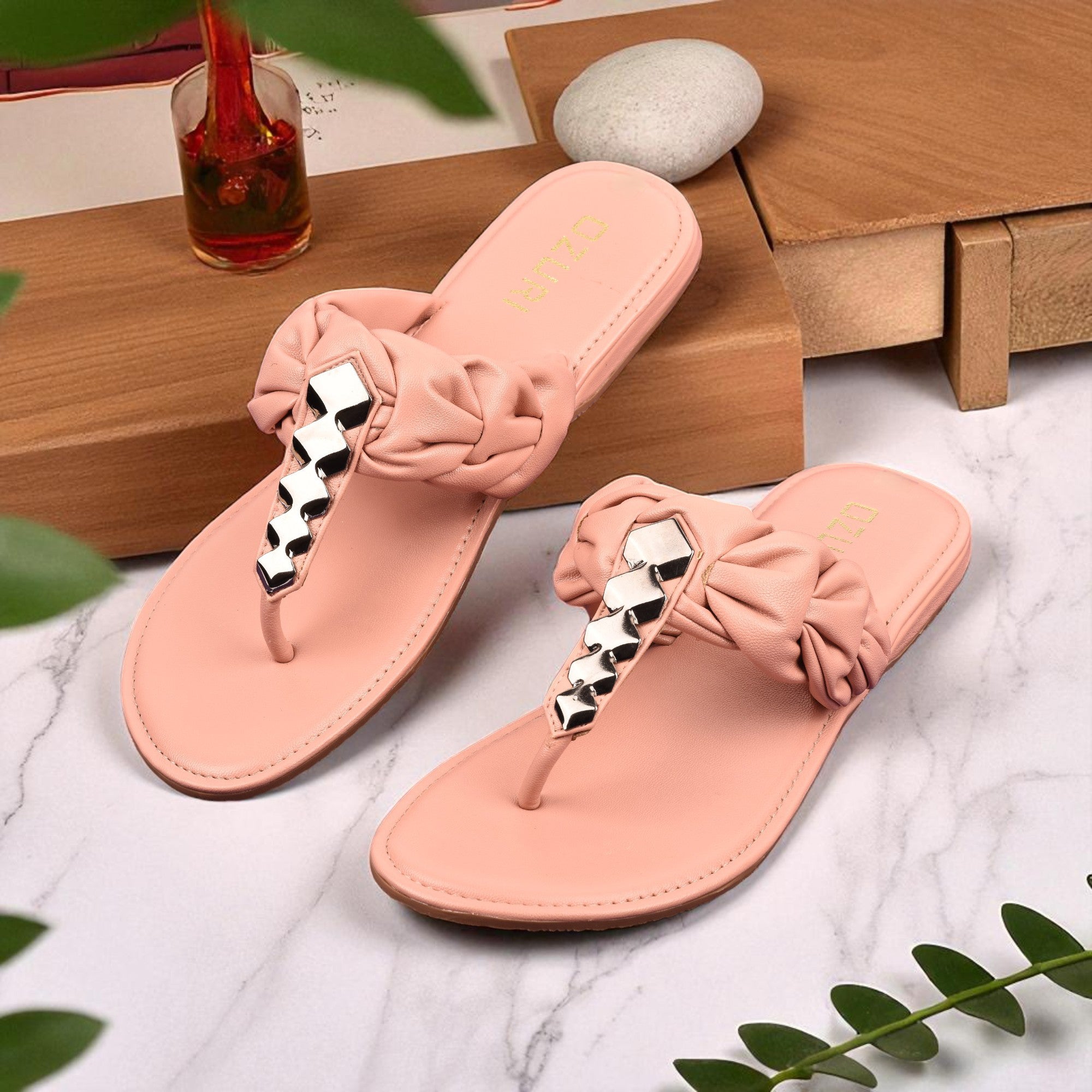 OZURI Glam Bow Sandals
