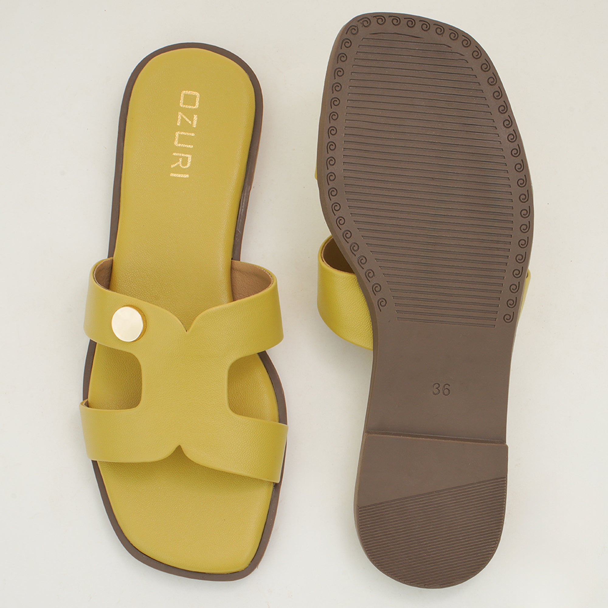 Stylish Slip-On Flat Sandals