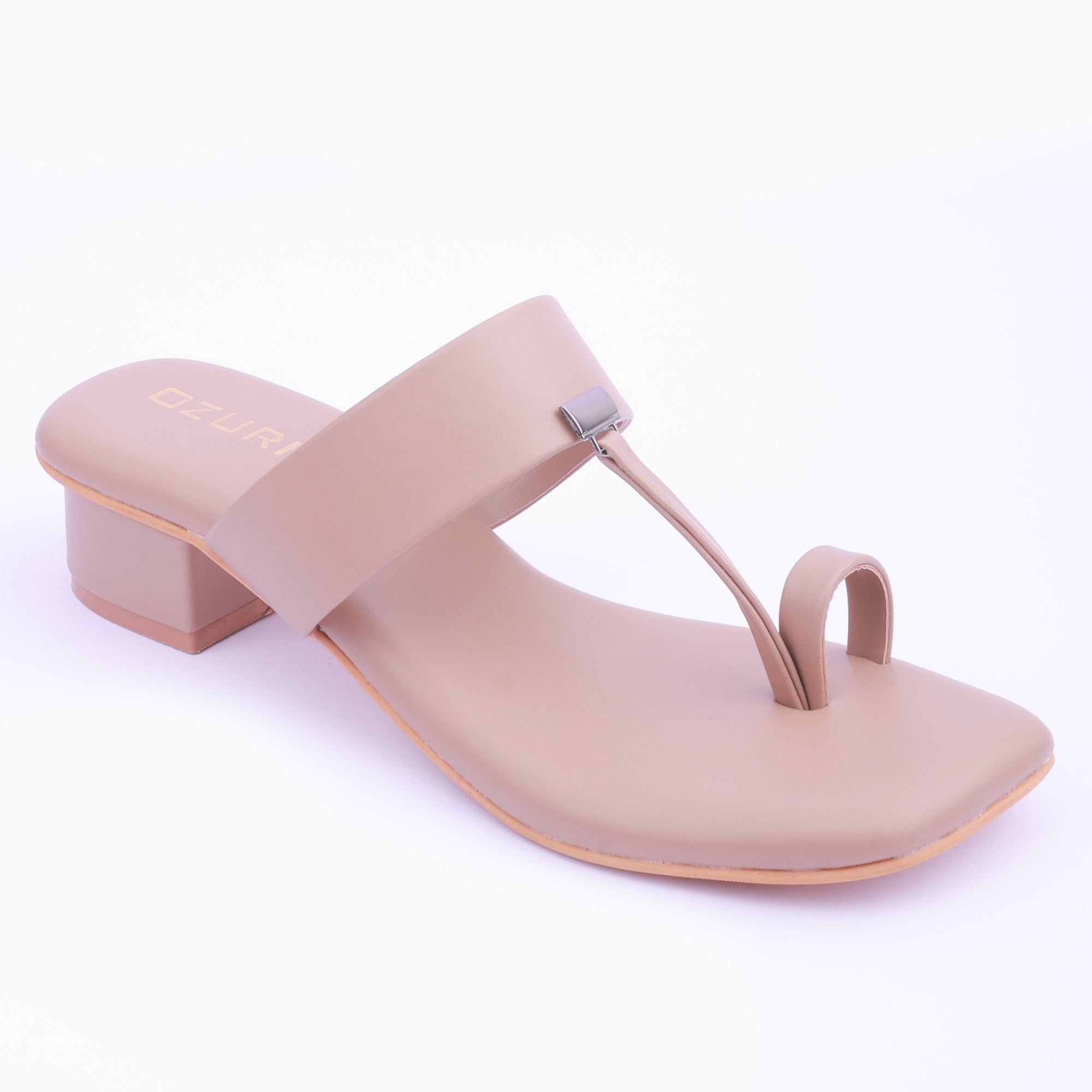 Stylish Toe Ring Block Heel Sandals for Women