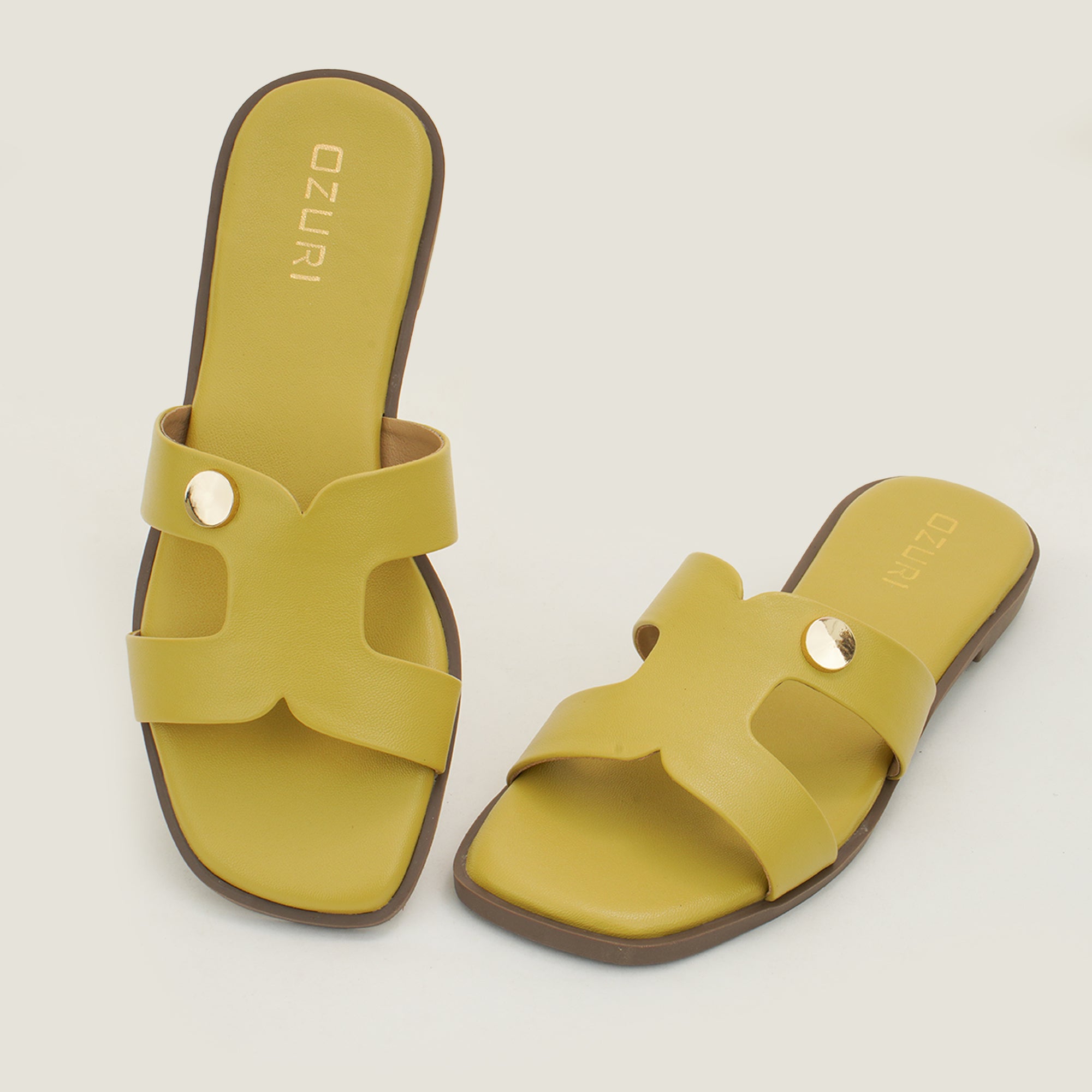 Stylish Slip-On Flat Sandals