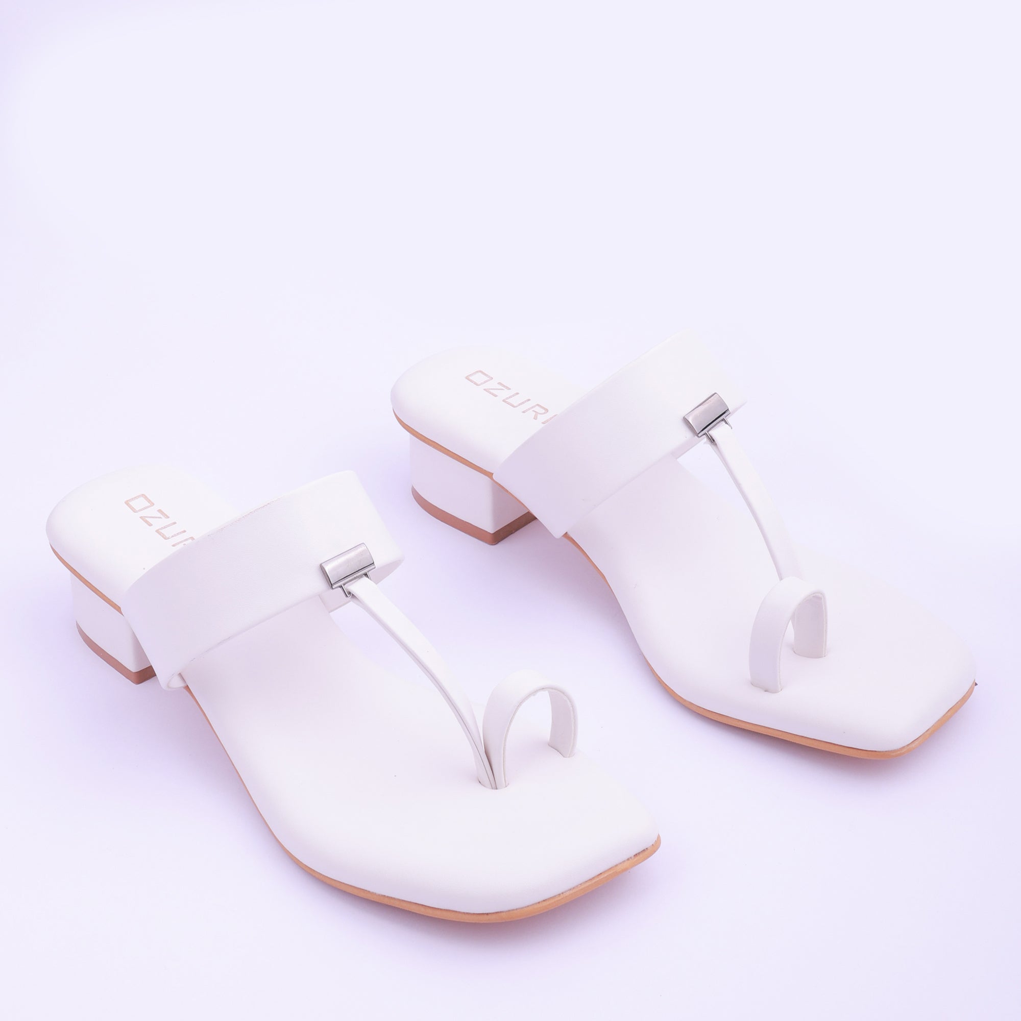 Stylish Toe Ring Block Heel Sandals for Women