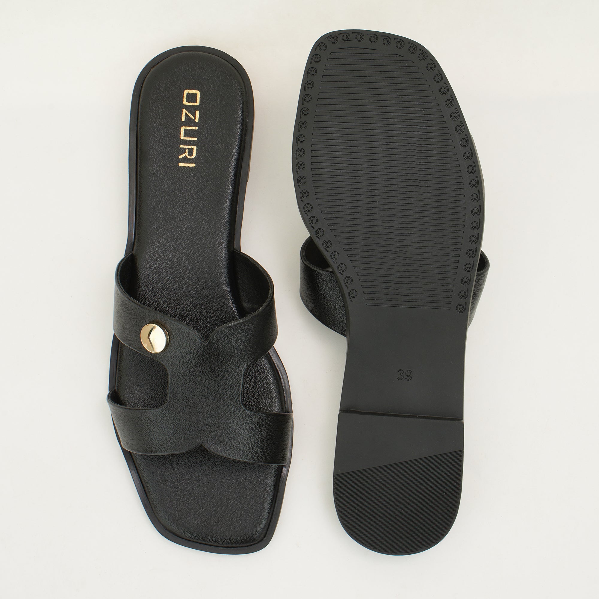 Stylish Slip-On Flat Sandals