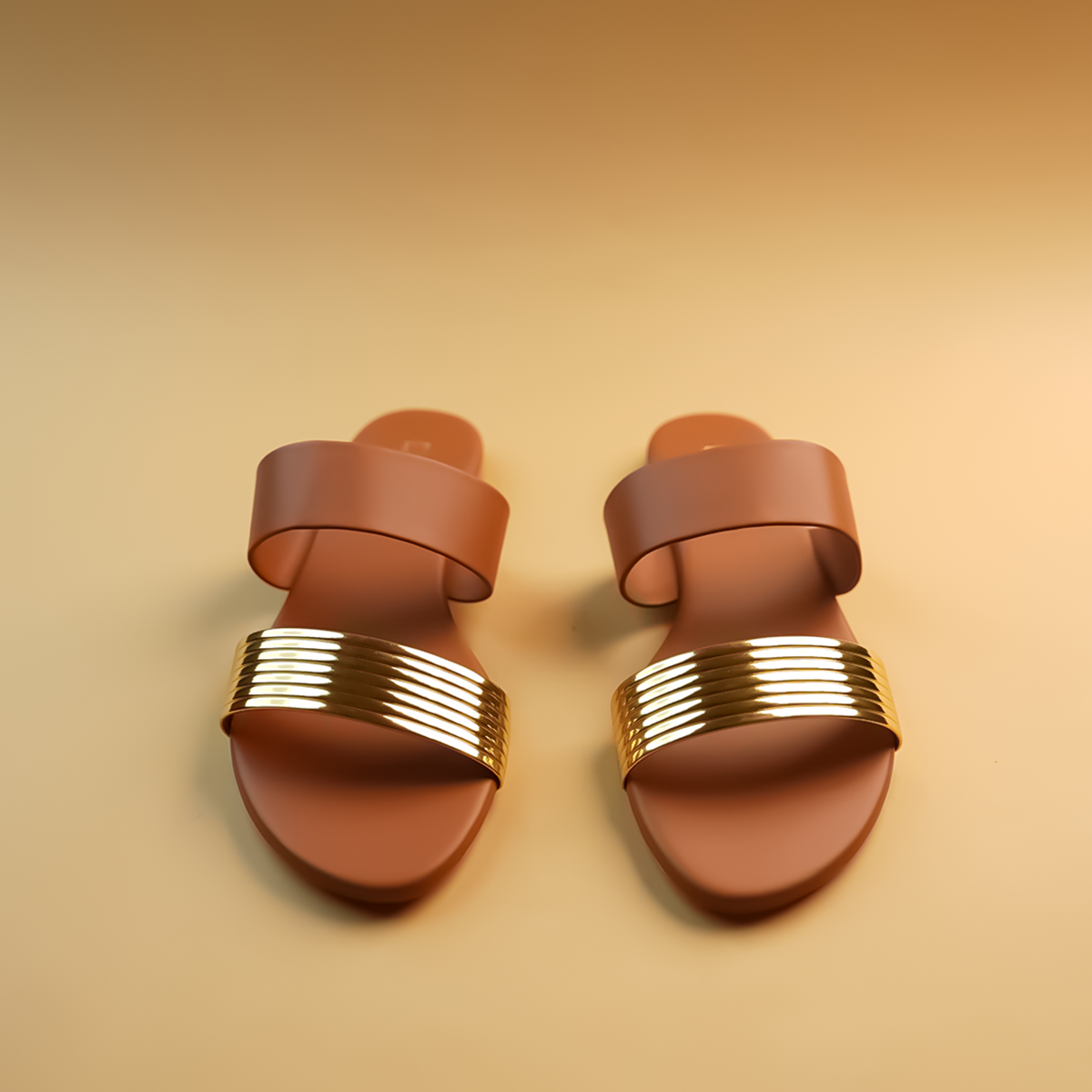 Adela Metallic Flats