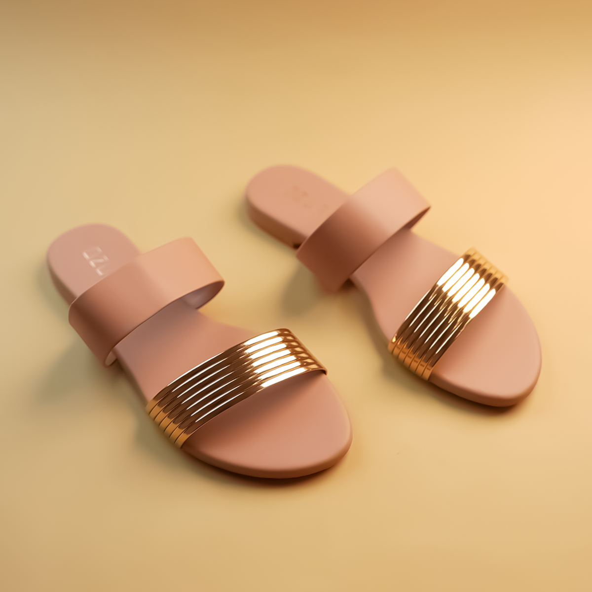 Adela Metallic Flats