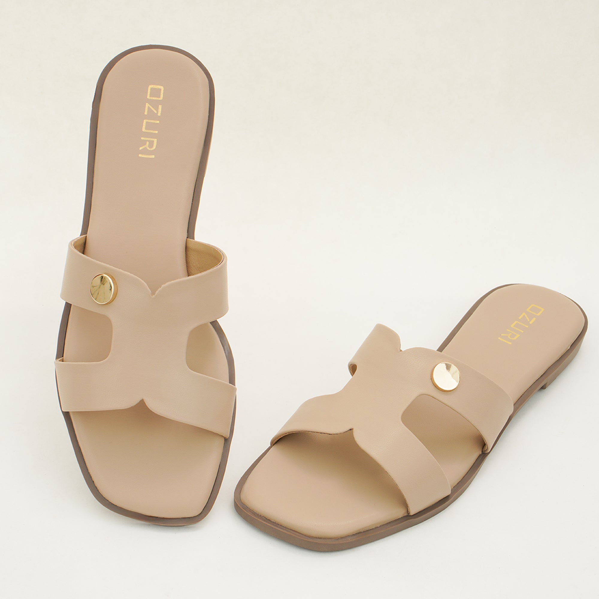Stylish Slip-On Flat Sandals