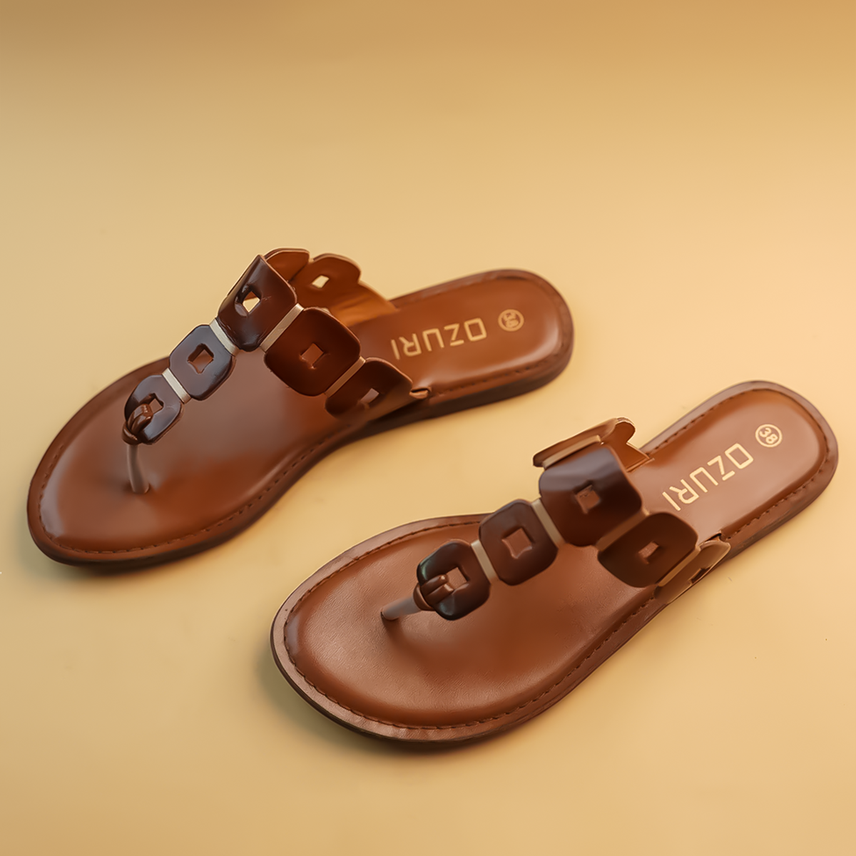 Fabiola Leather Flats