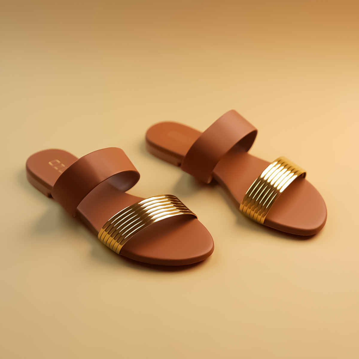 Adela Metallic Flats