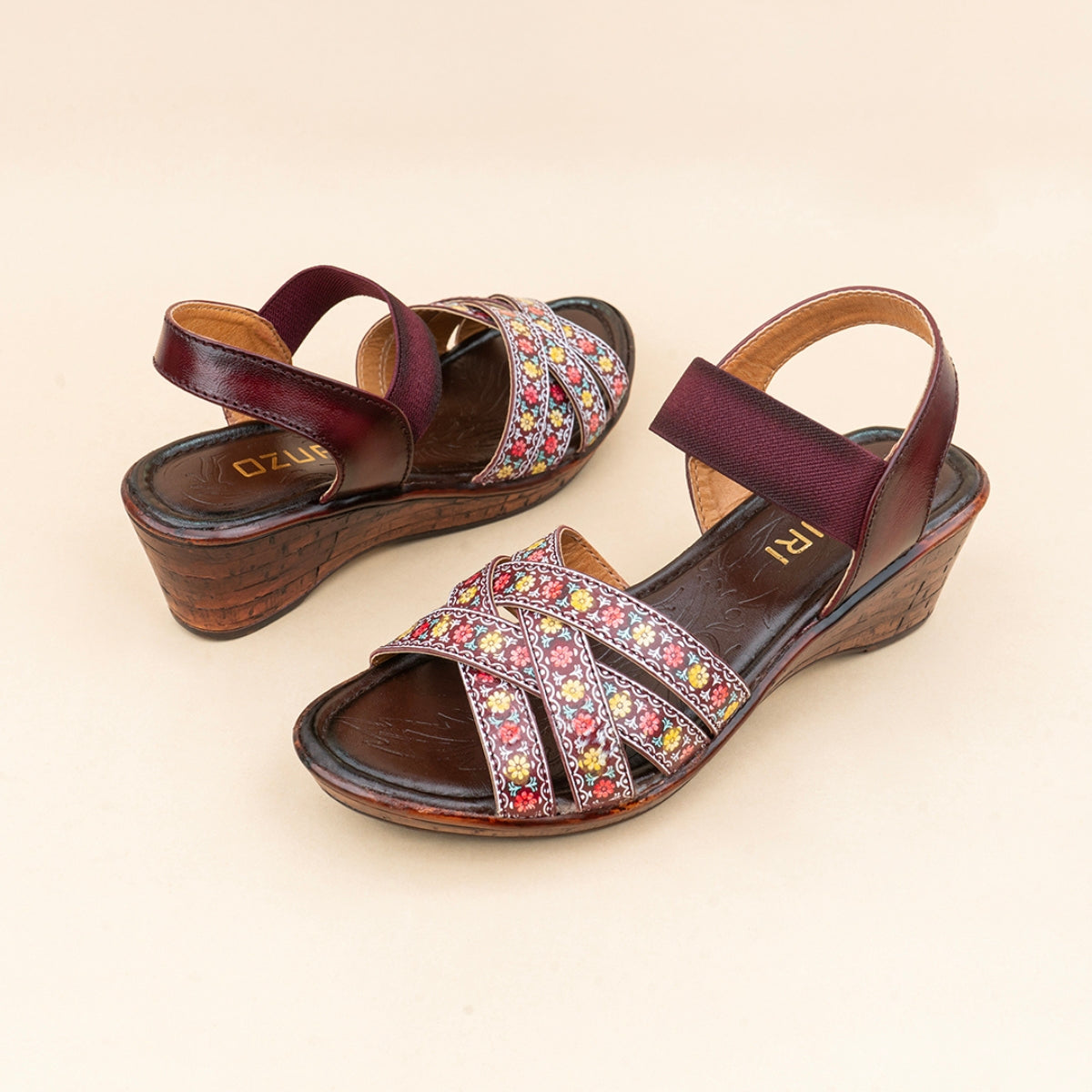 Willow Leather Wedges