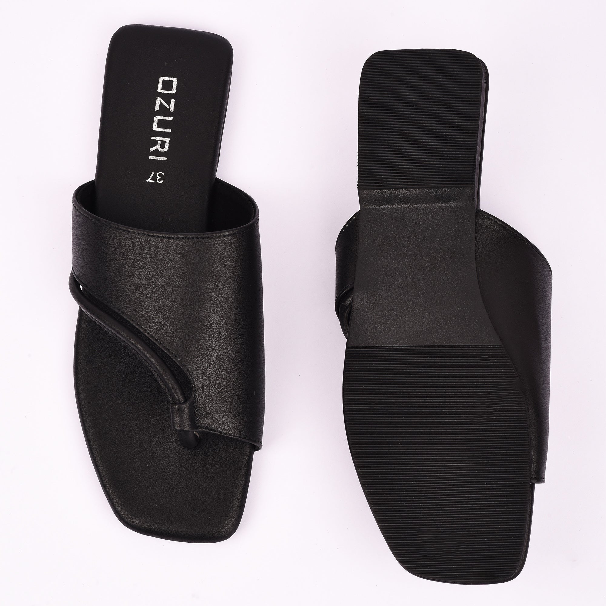 Chic Toe Loop Slip-On Flat Sandal for Women