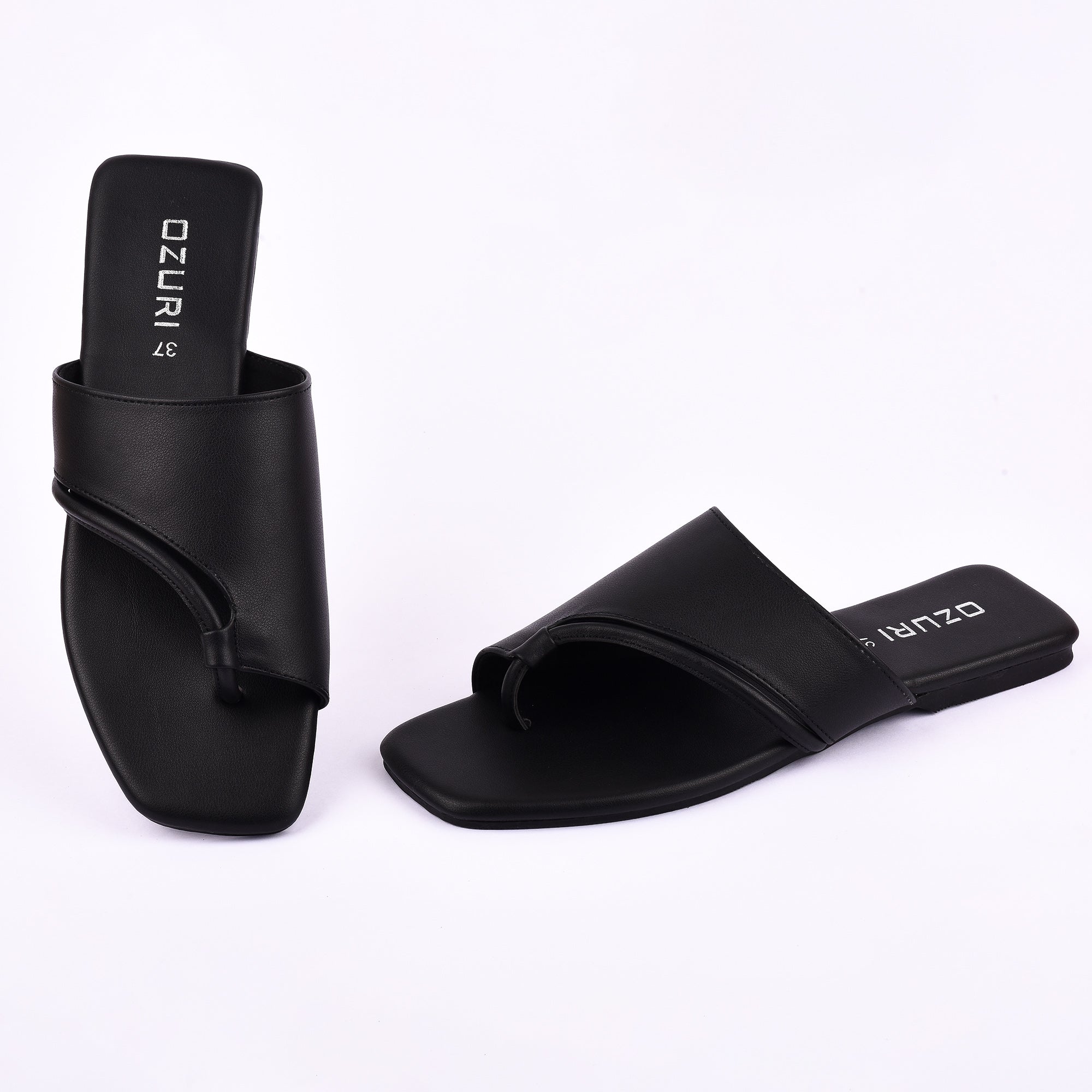 Chic Toe Loop Slip-On Flat Sandal for Women